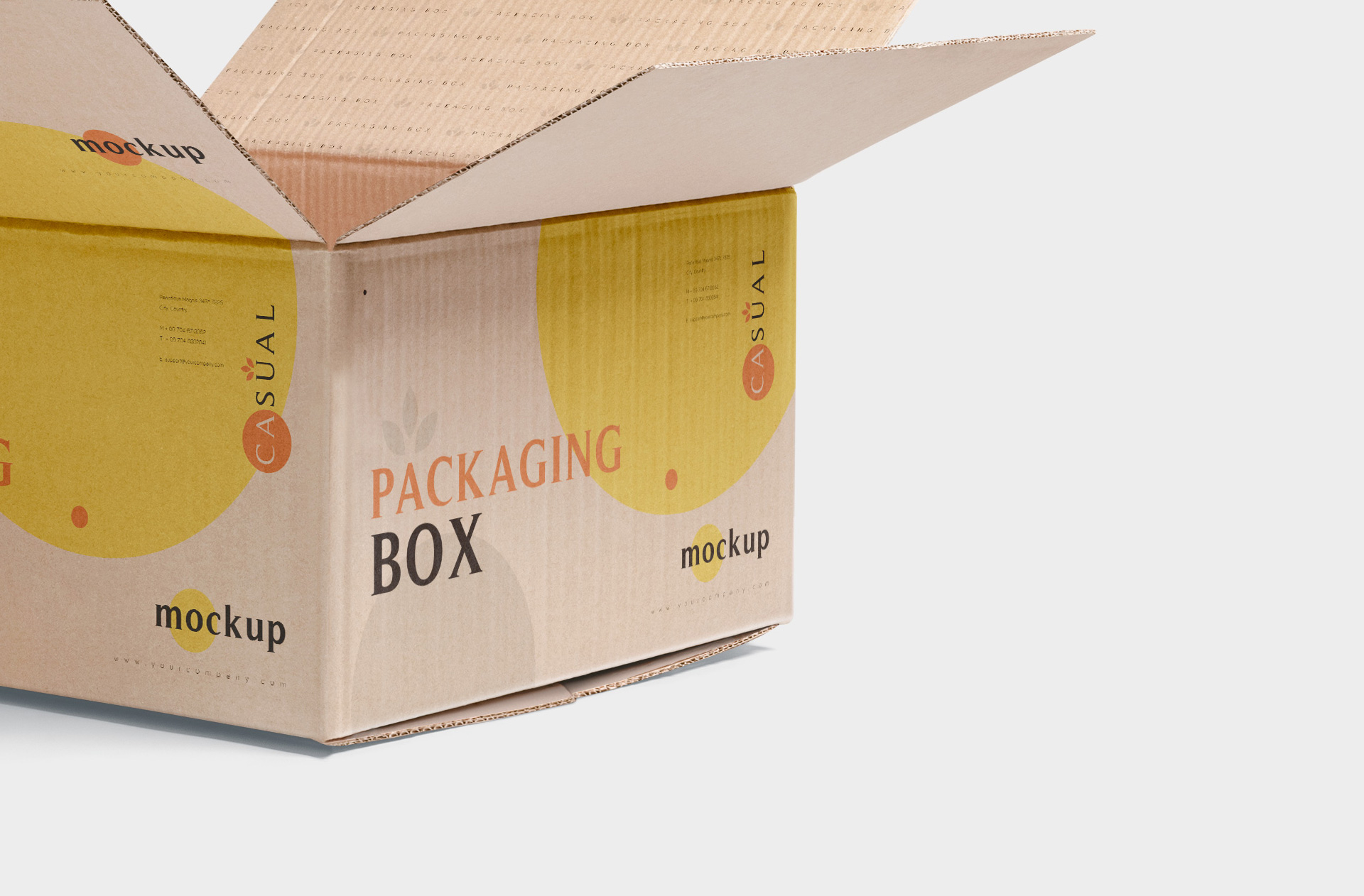 box branding template