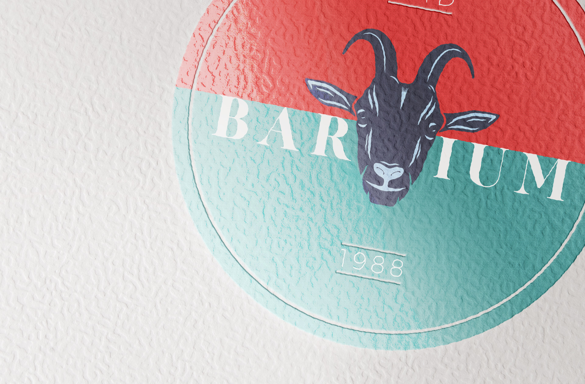 branding sticker mockup