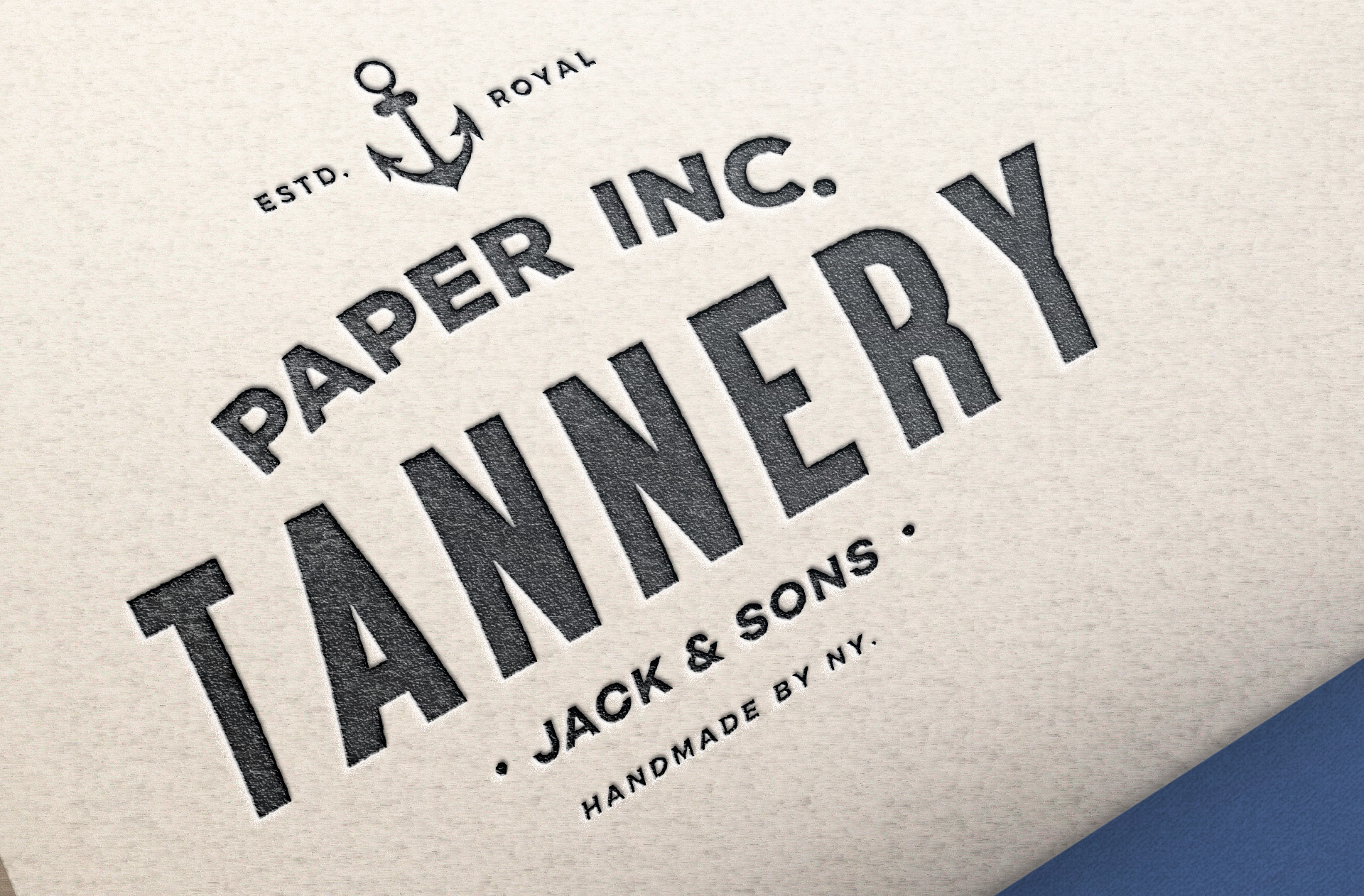 branding on paper roll