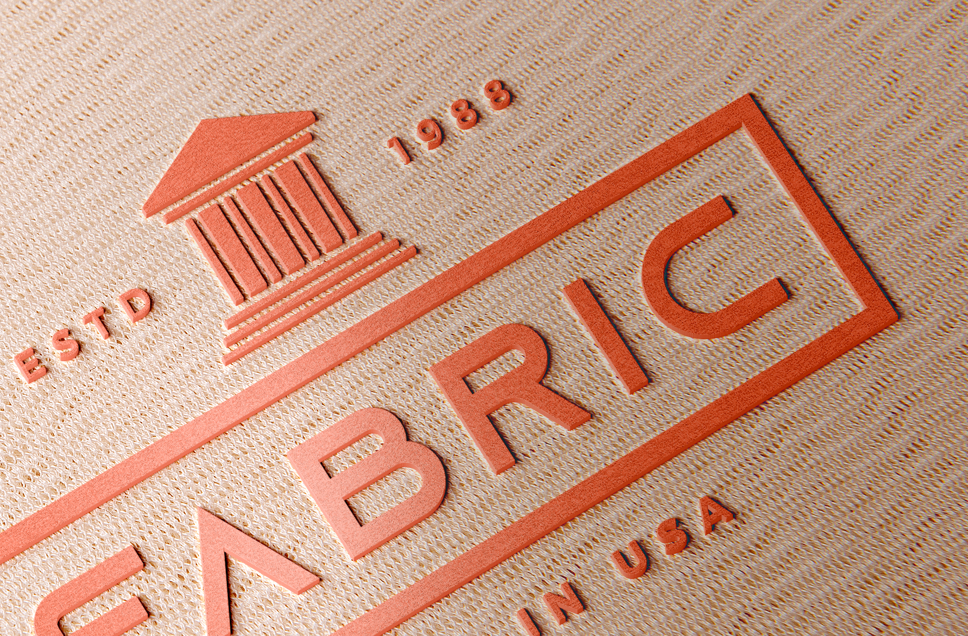 embossed logo mockup