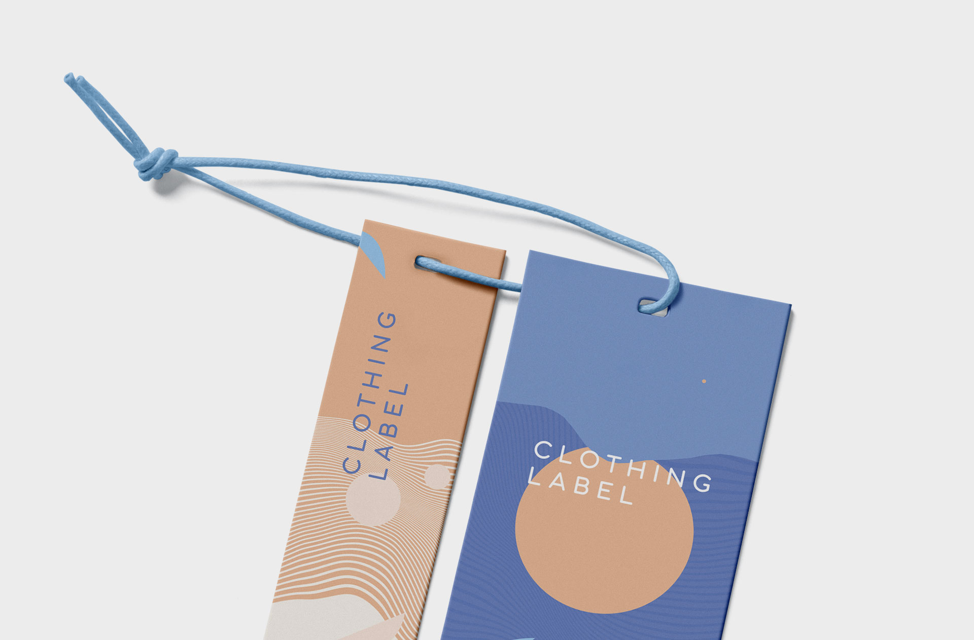 apparel label PSD