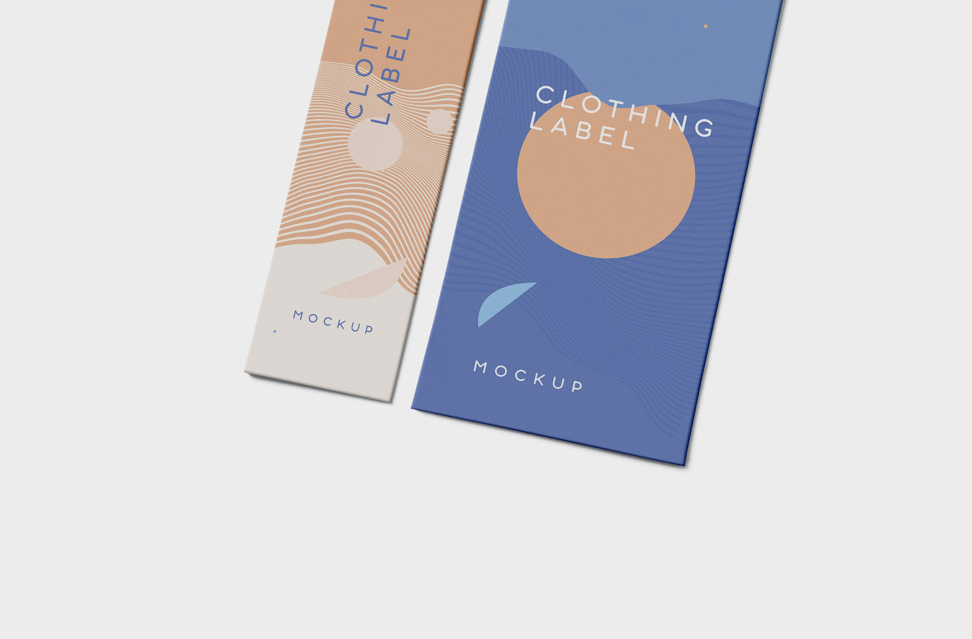 apparel label PSD