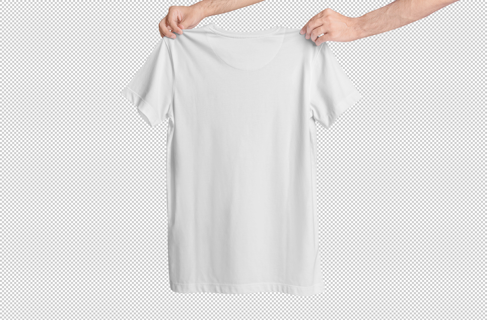 back view t-shirt mockup
