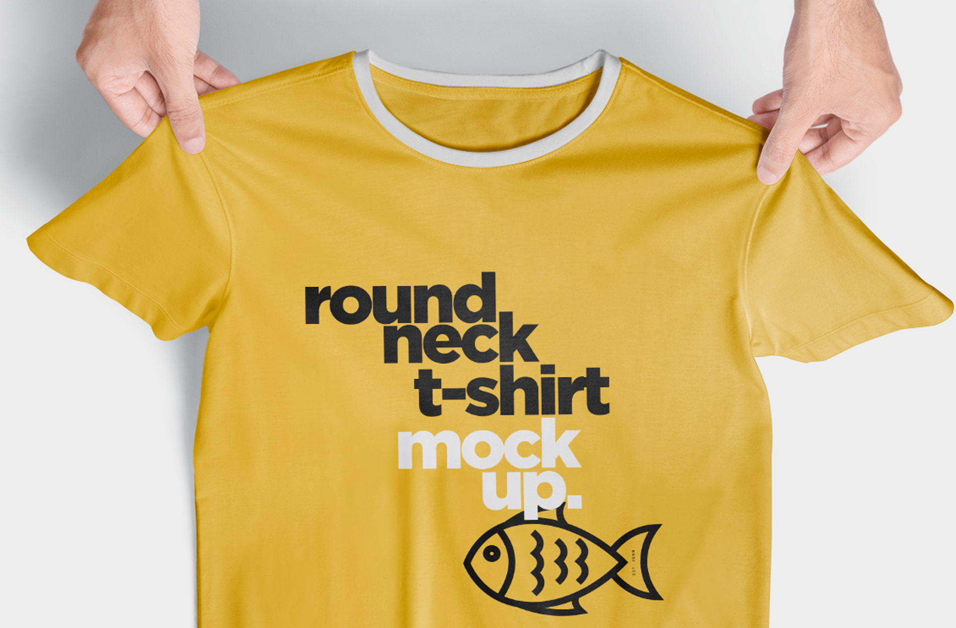 front view t-shirt mockup