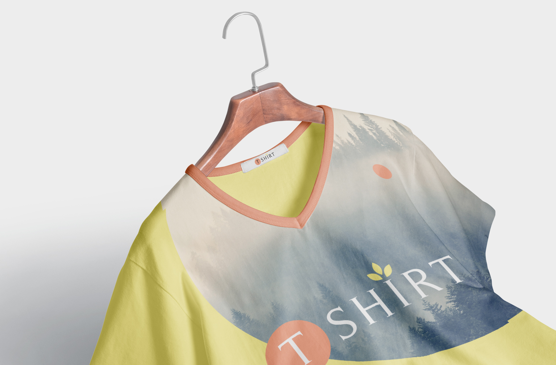 apparel branding PSD template