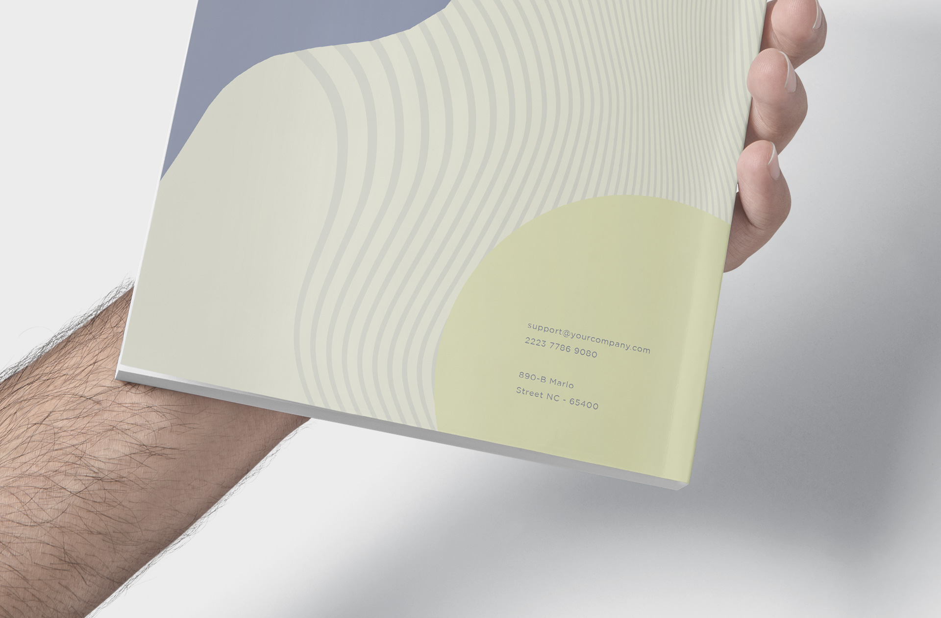 back cover book mockup