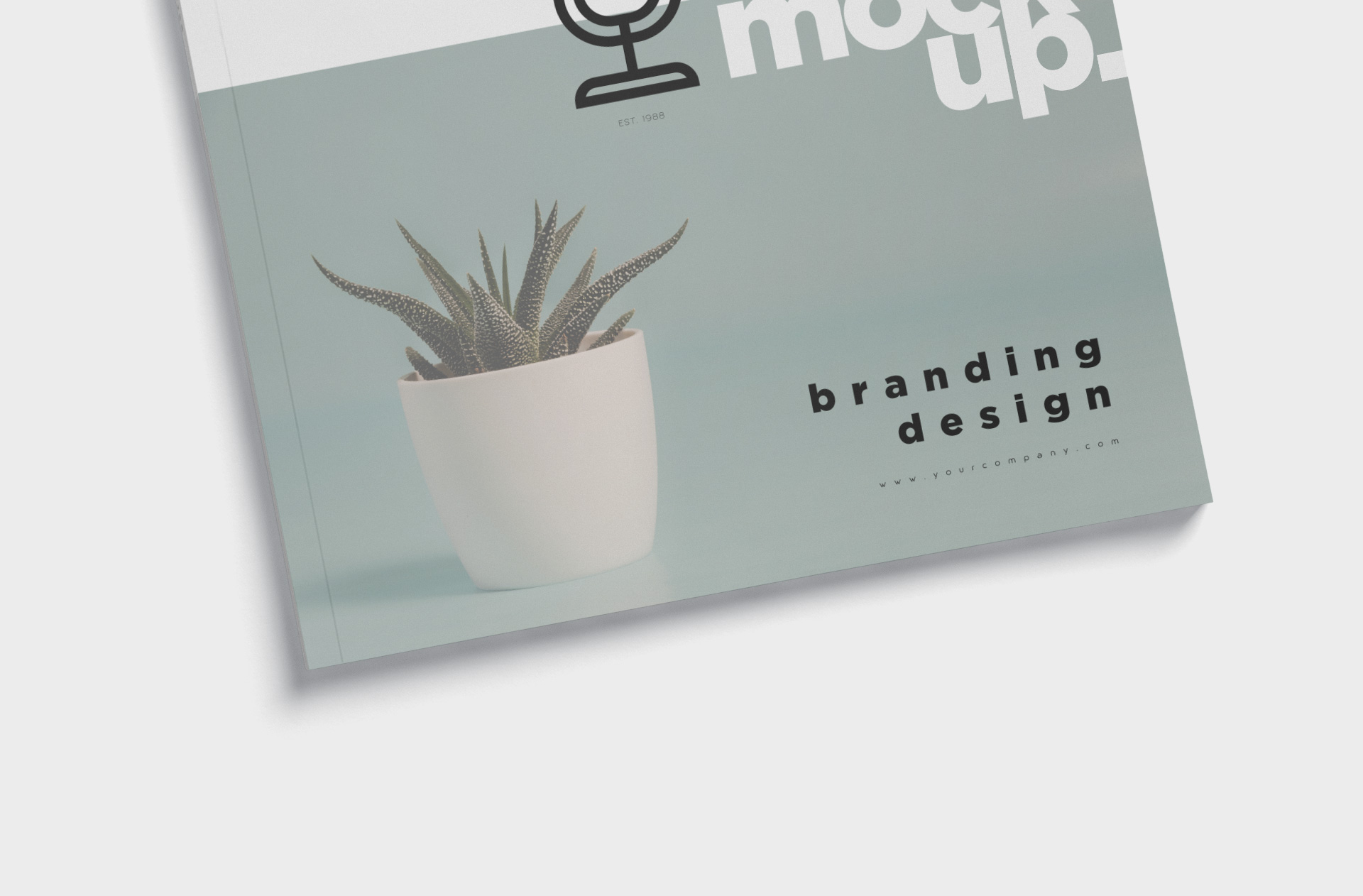 branding magazine PSD