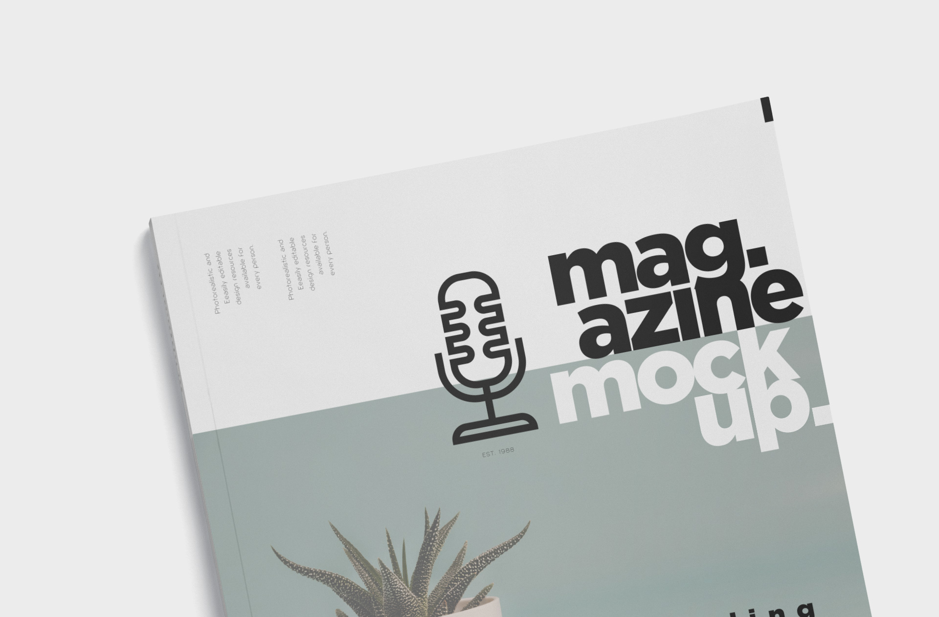 branding magazine PSD
