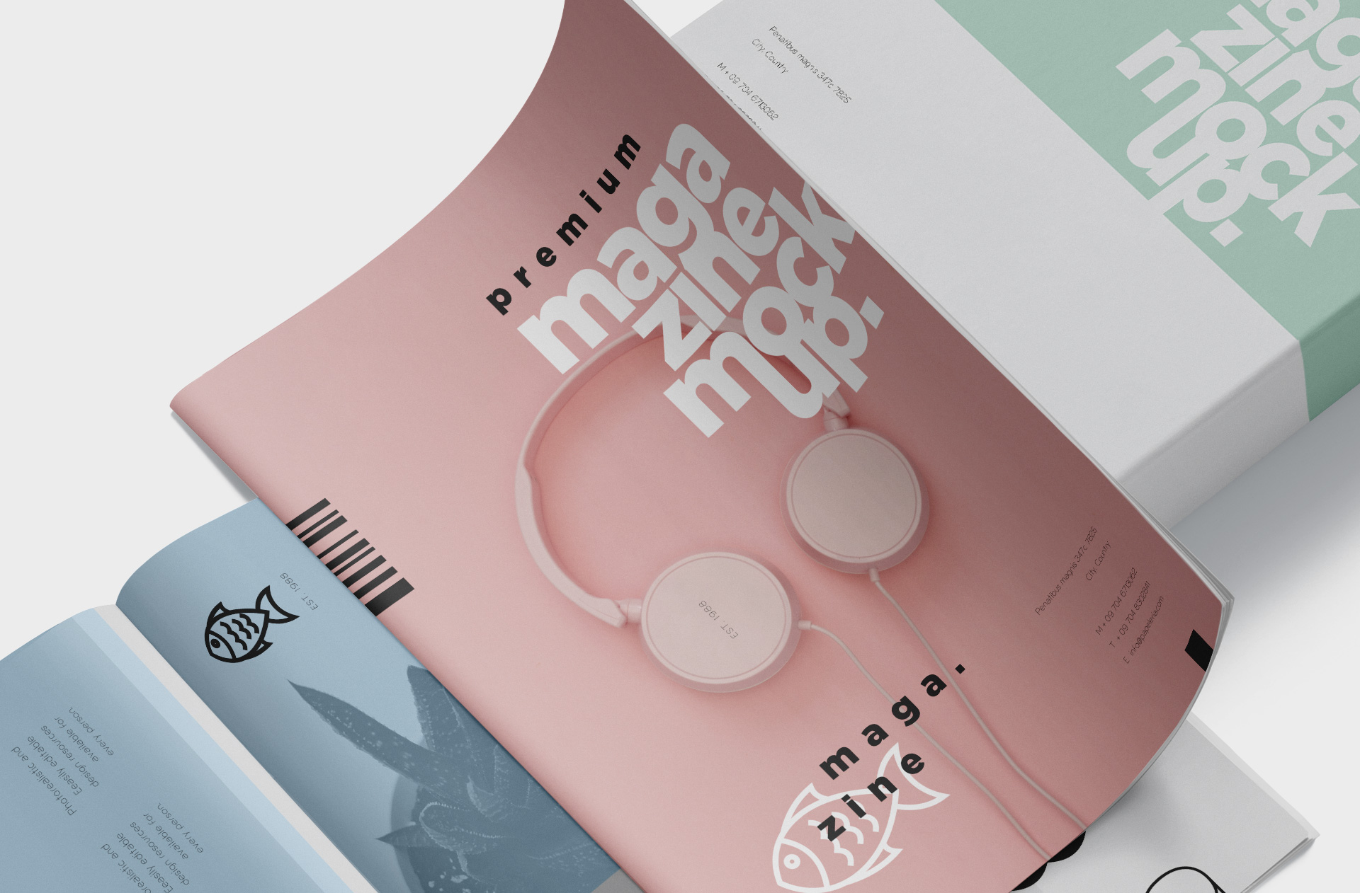 branding magazine template