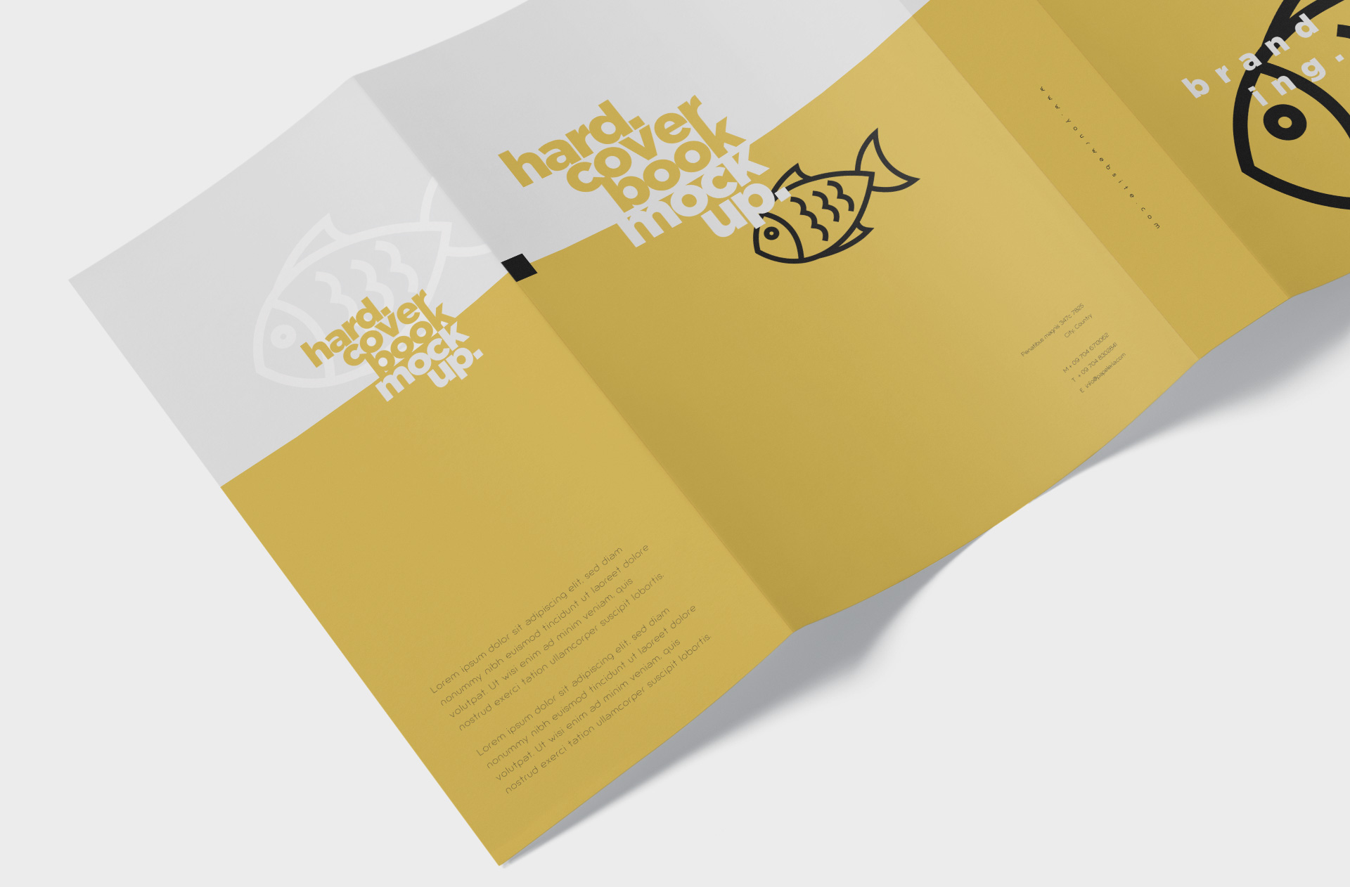 book cover mockup PSD