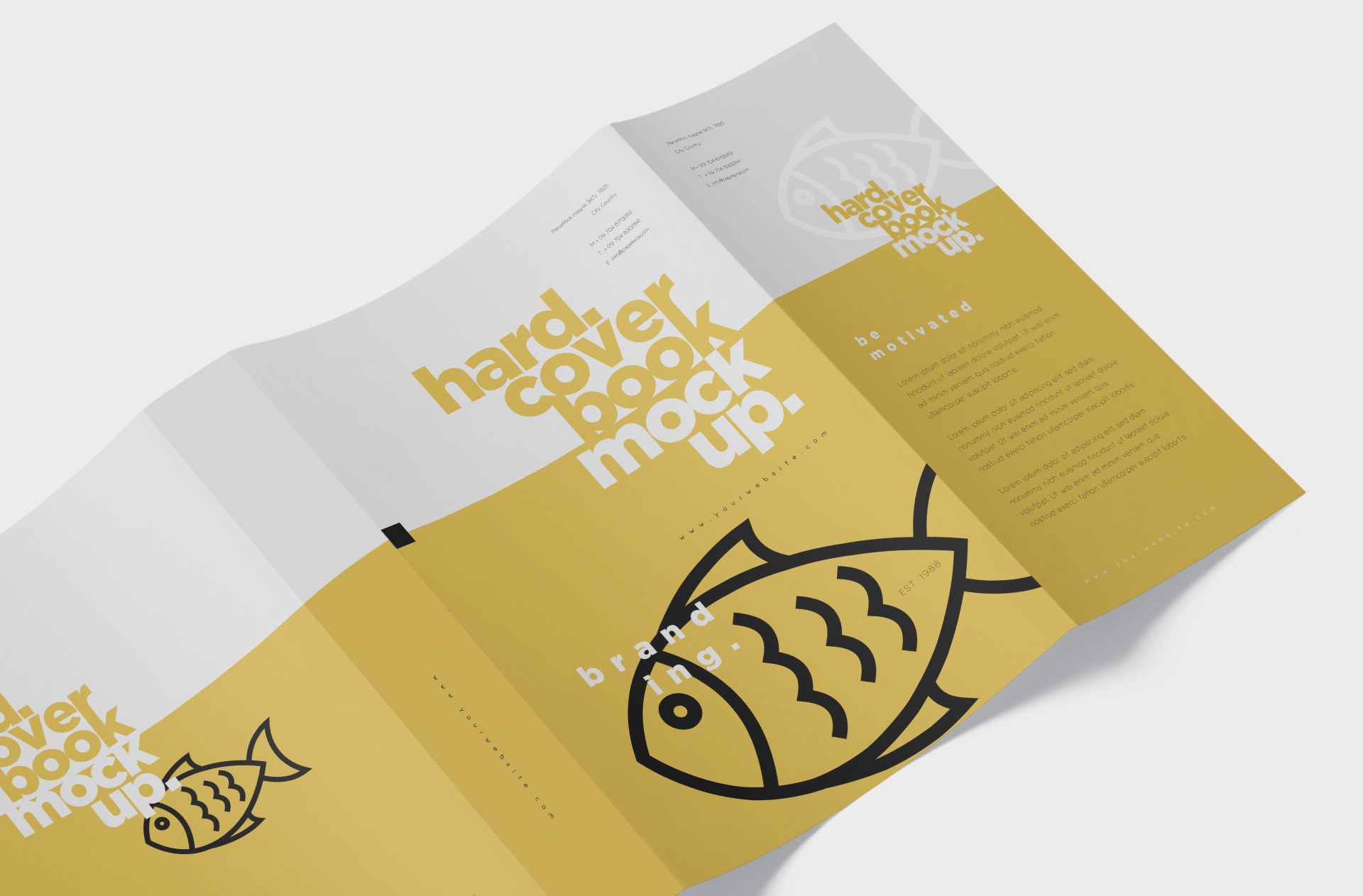 book cover mockup PSD