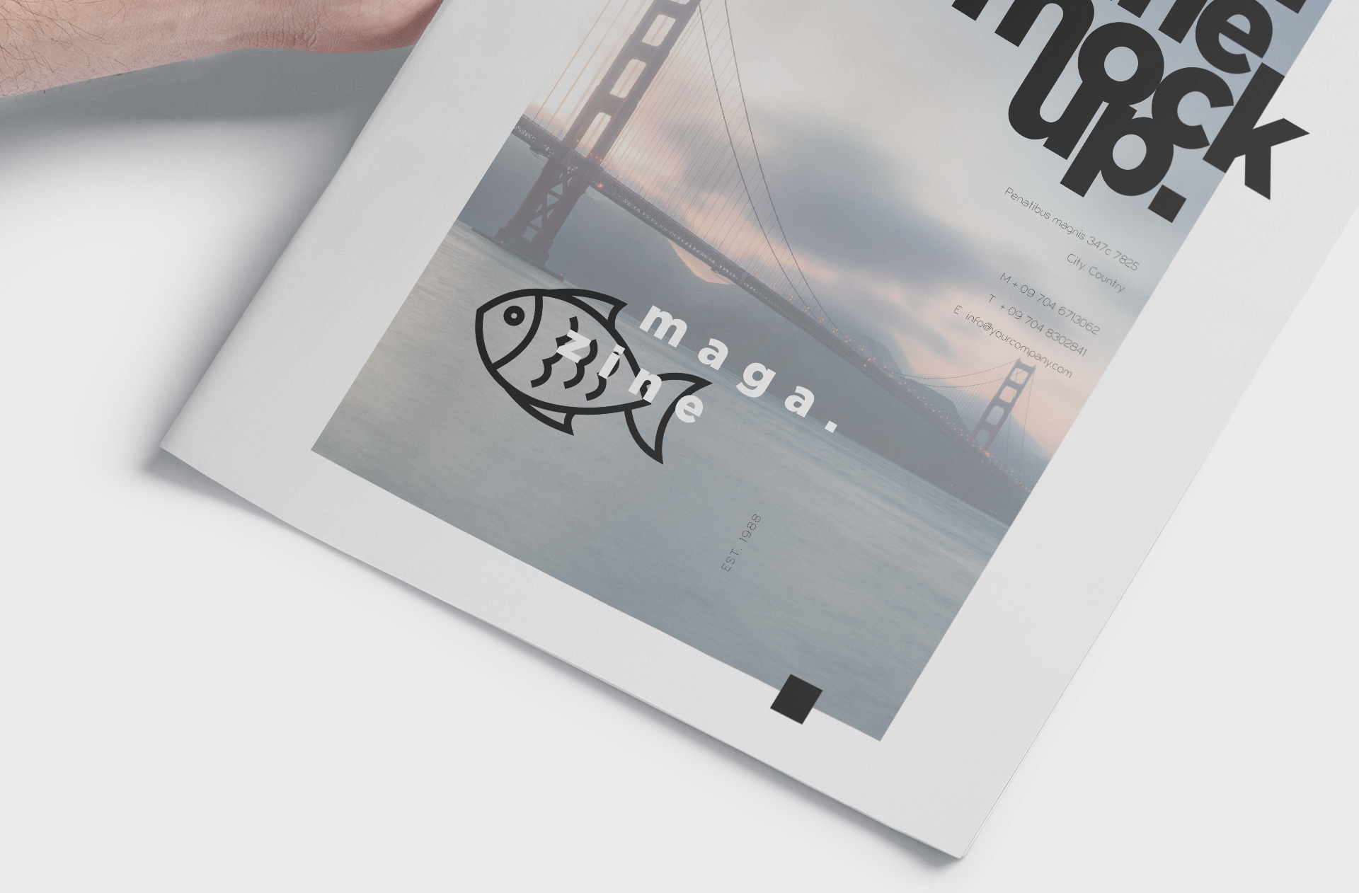 creative magazine cover