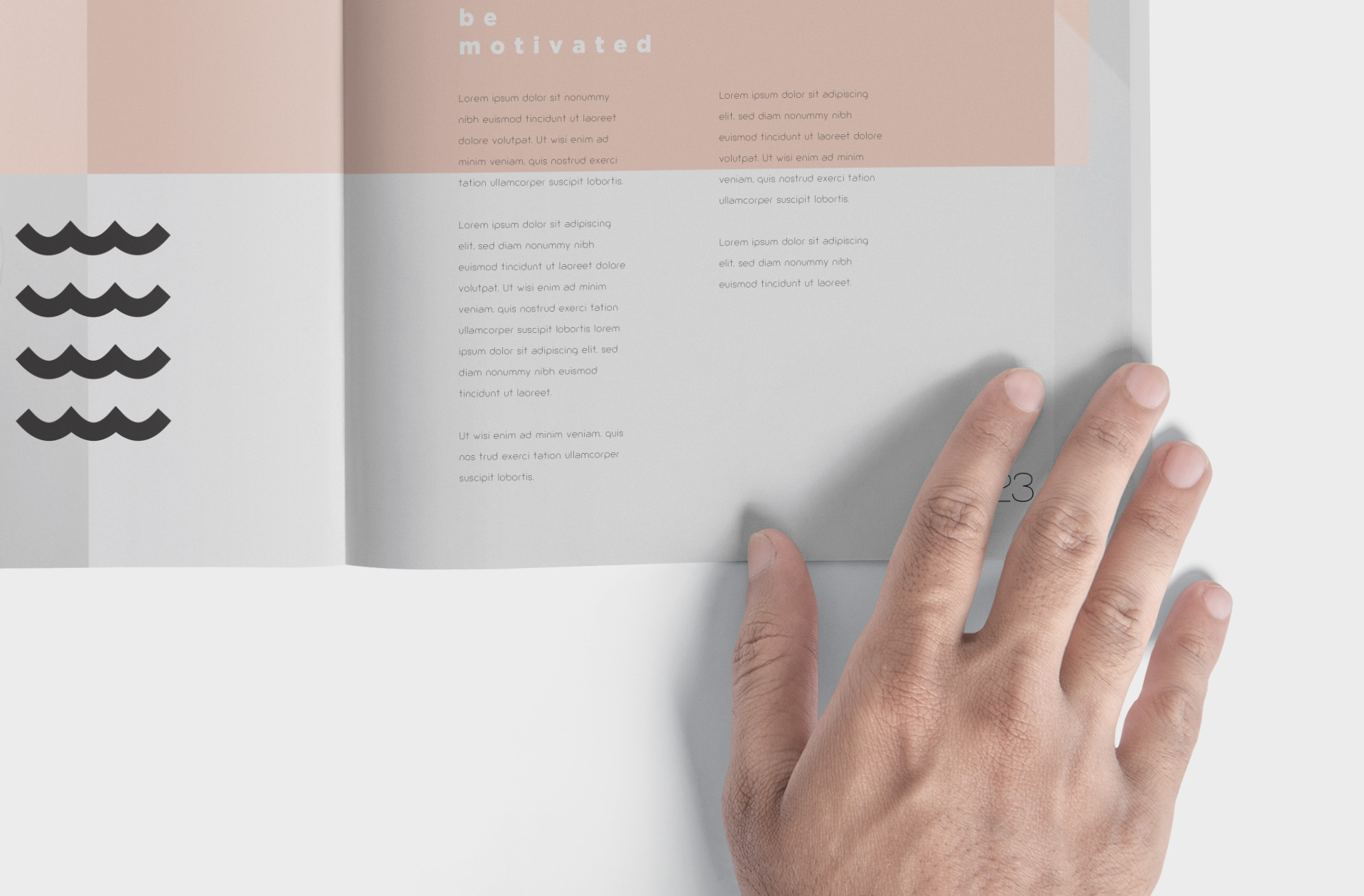 article branding mockup