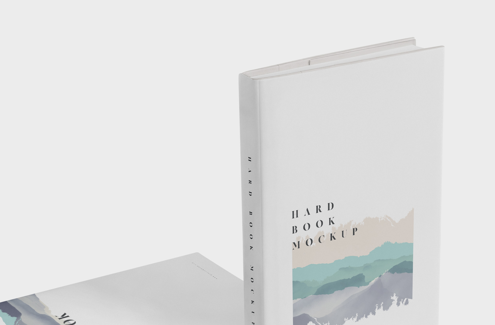 book cover display PSD