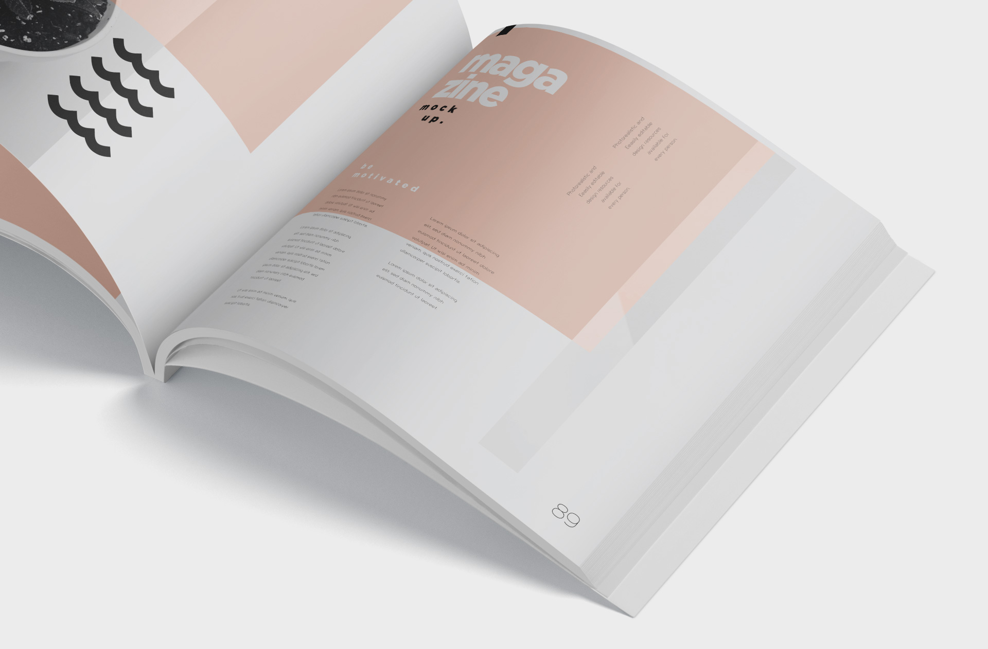 branding magazine template