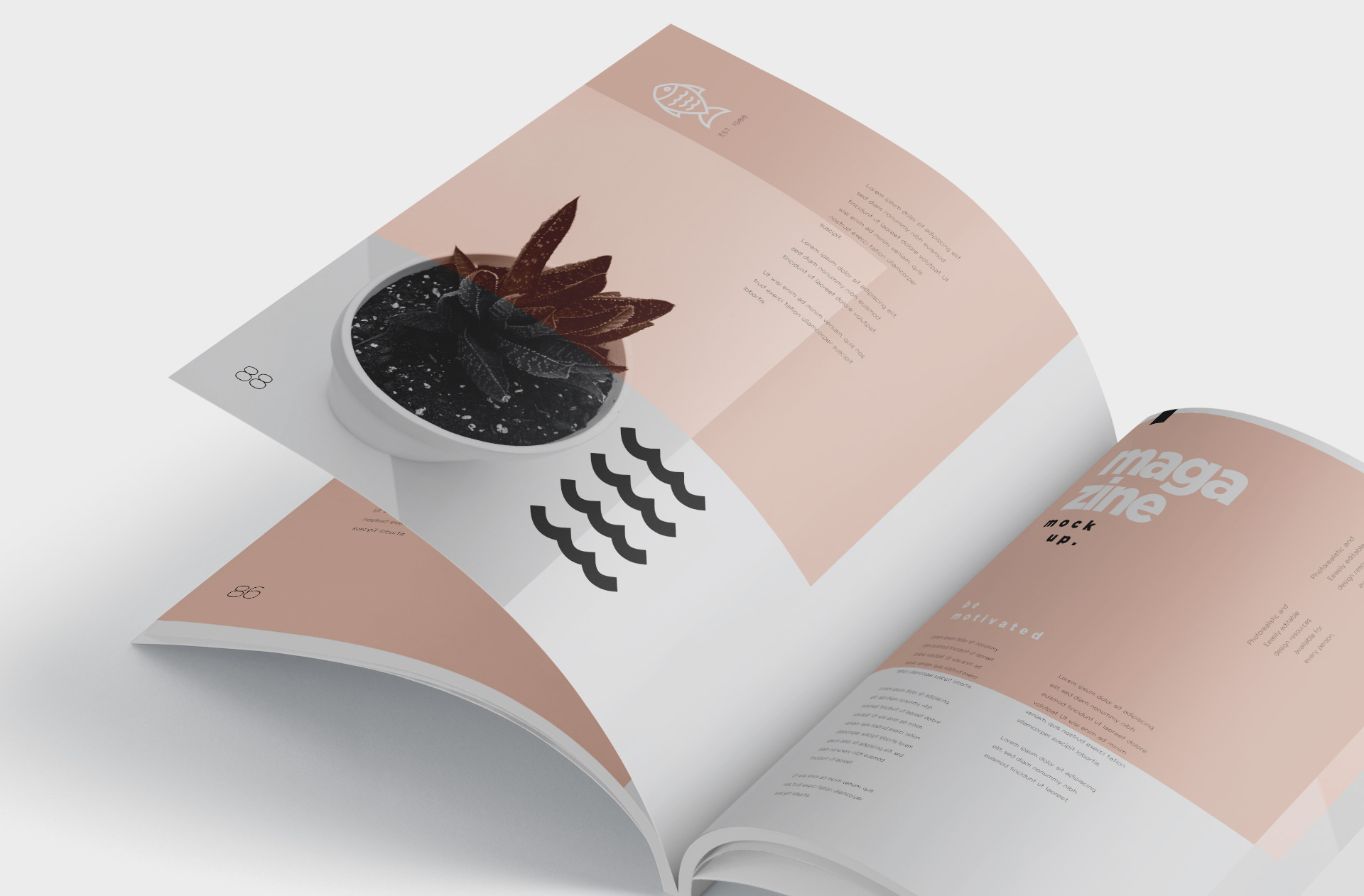 branding magazine template