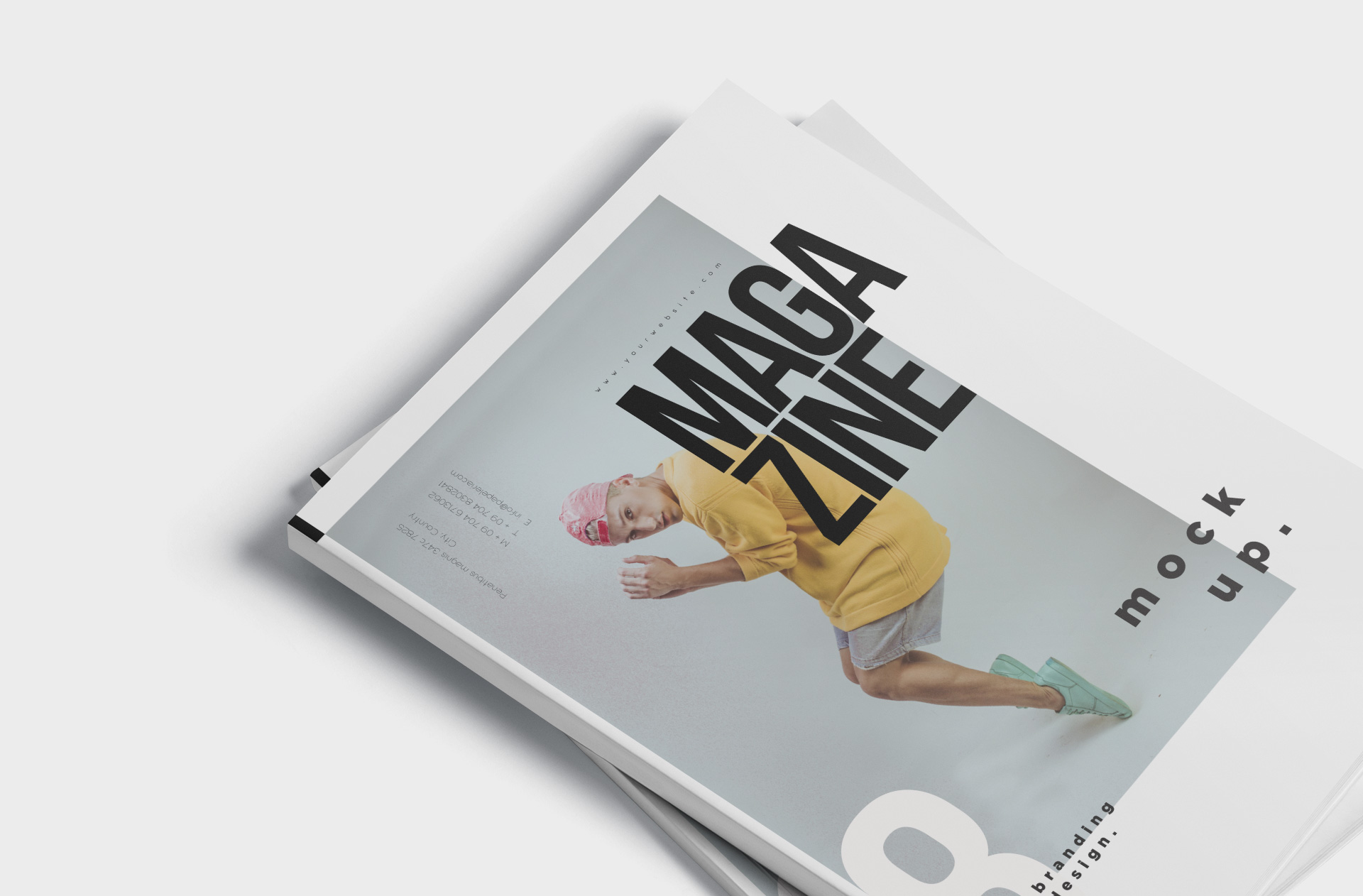 A4 magazine cover