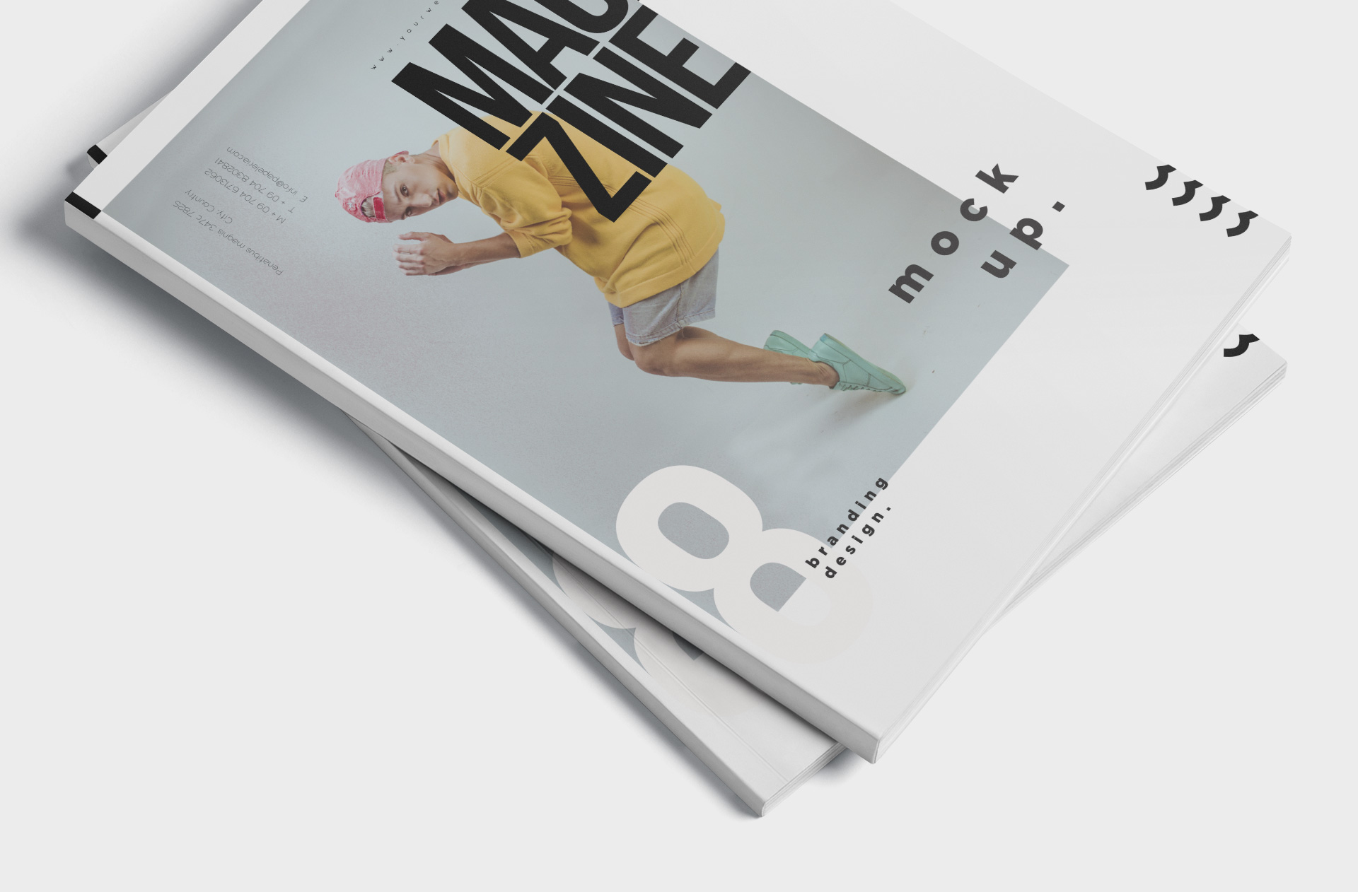 A4 magazine cover