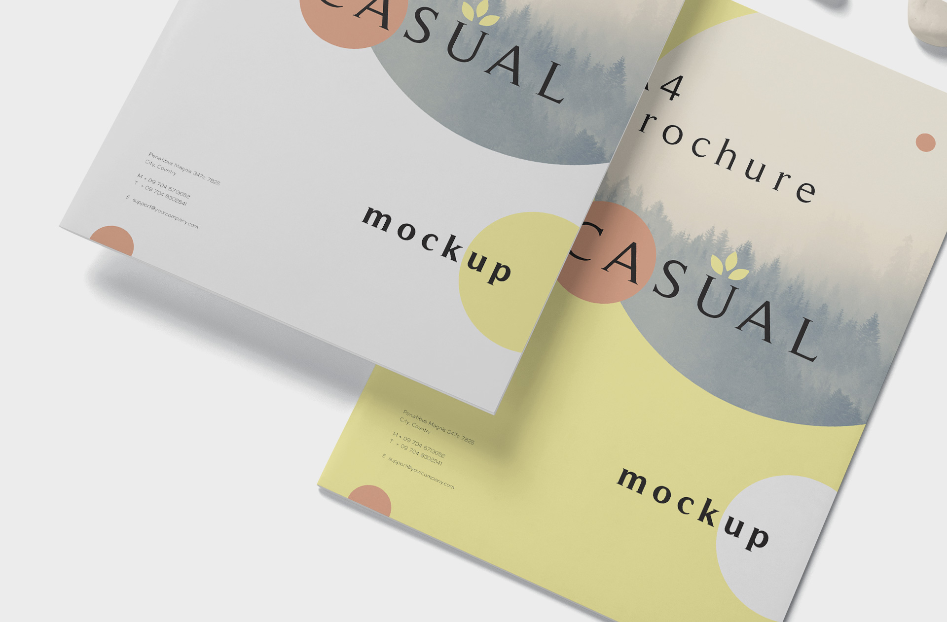 A4 brochure mockup