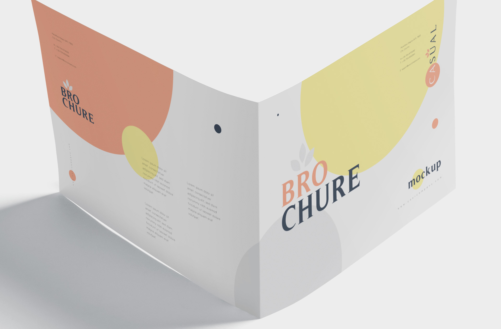 A4 brochure template