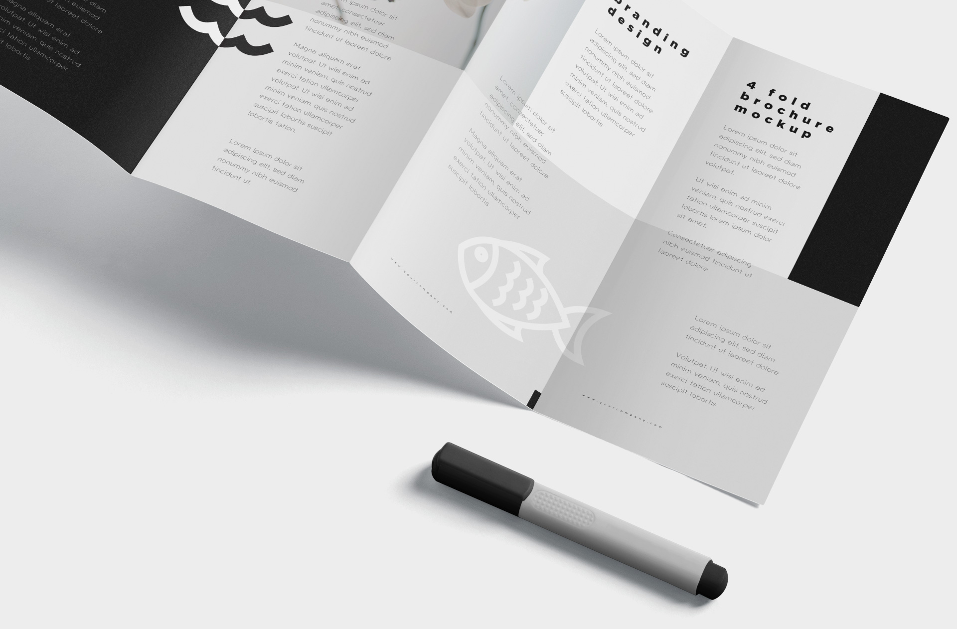 advertising brochure PSD