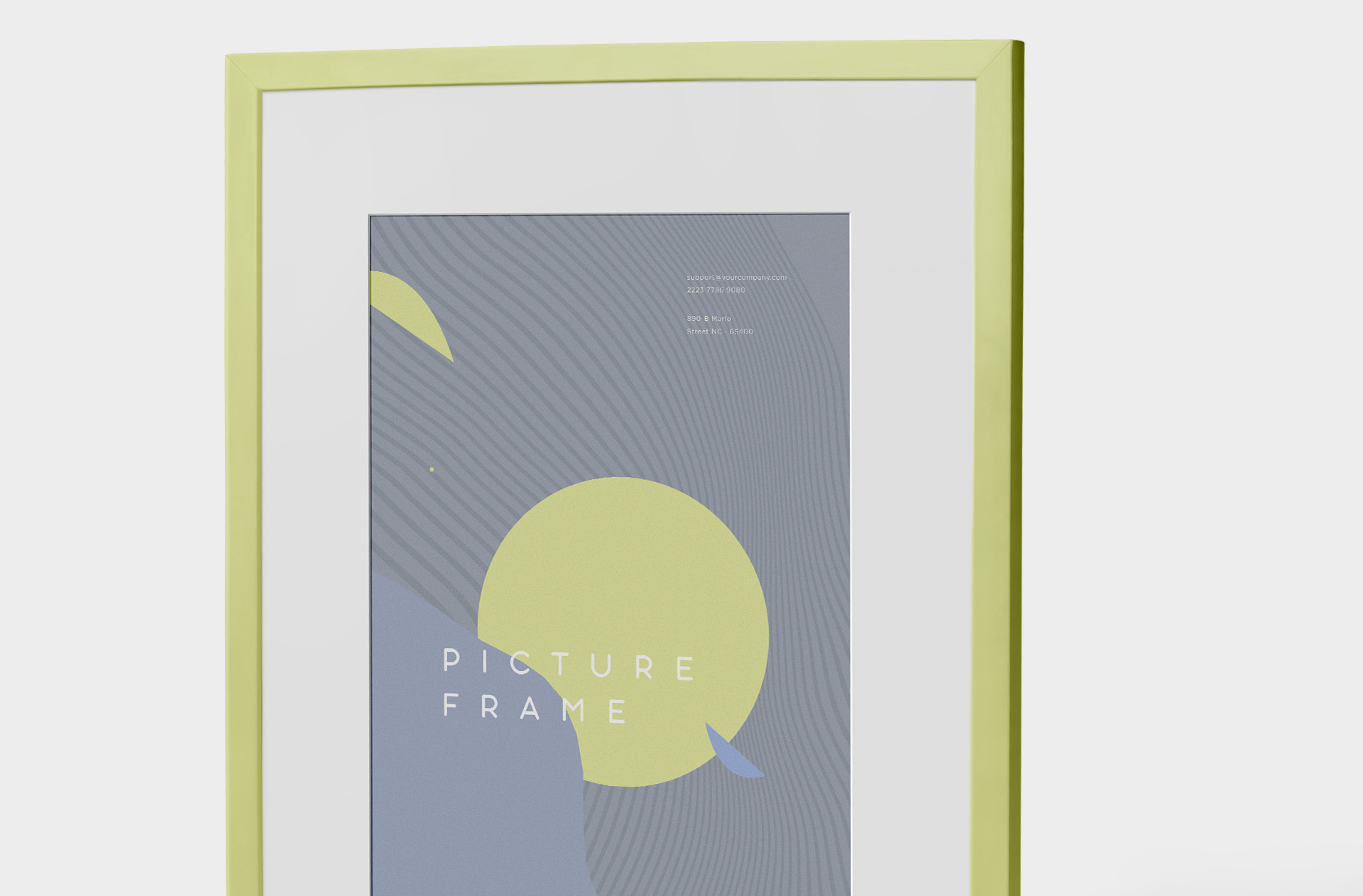 advertising frame