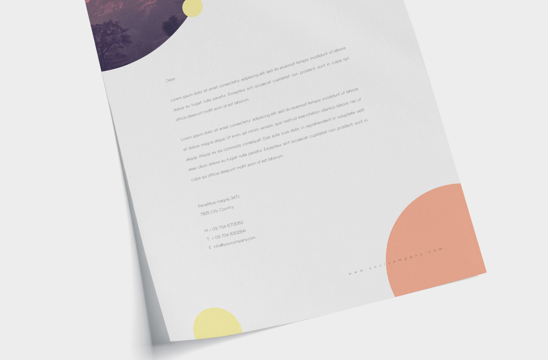 branding letterhead design