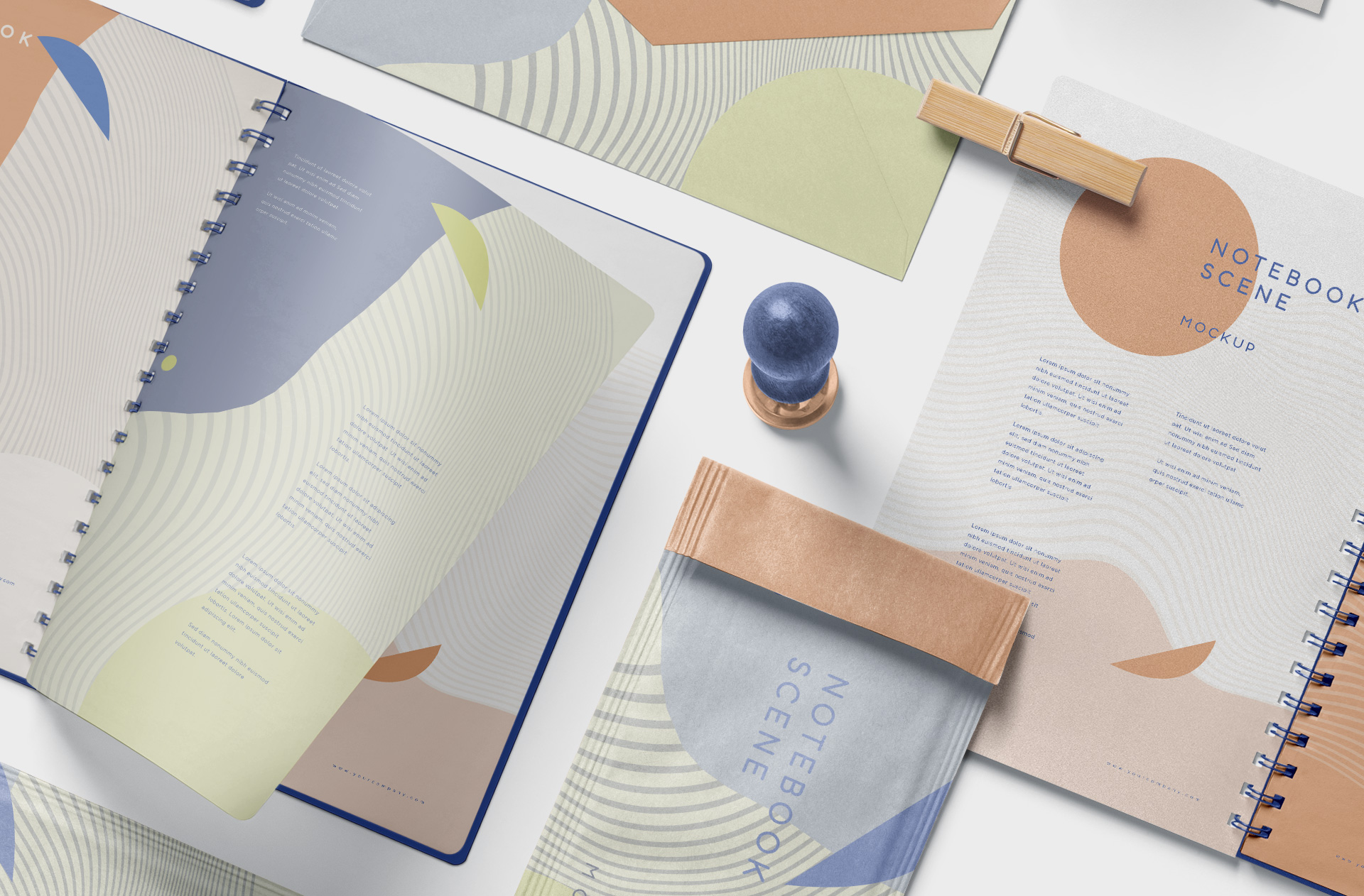 branding materials mockup