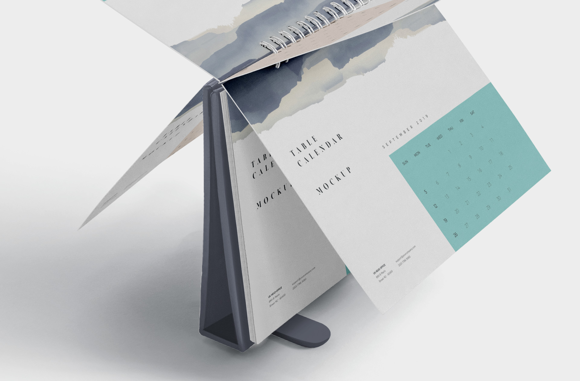 customizable calendar PSD