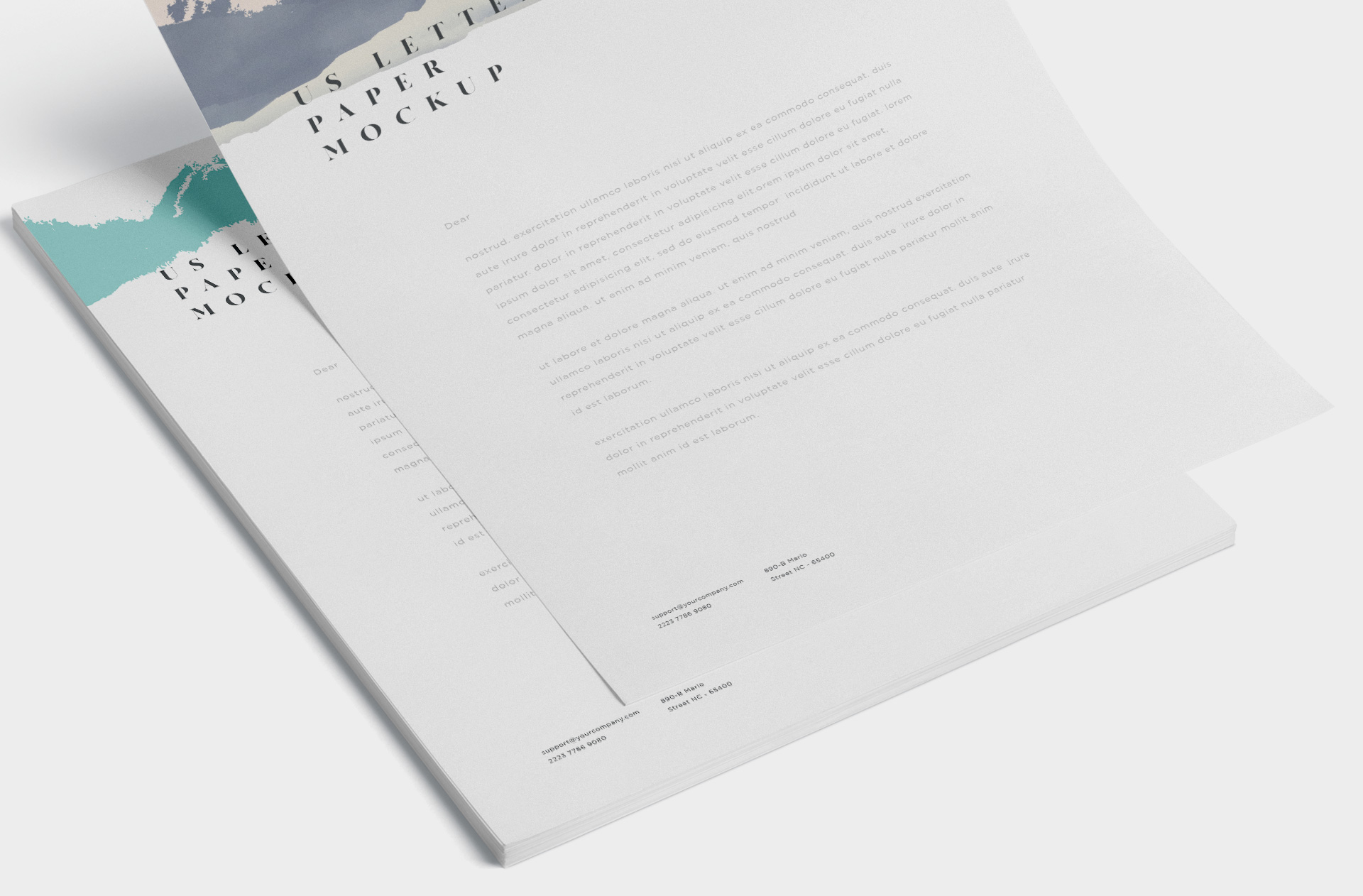 branding paper mockup