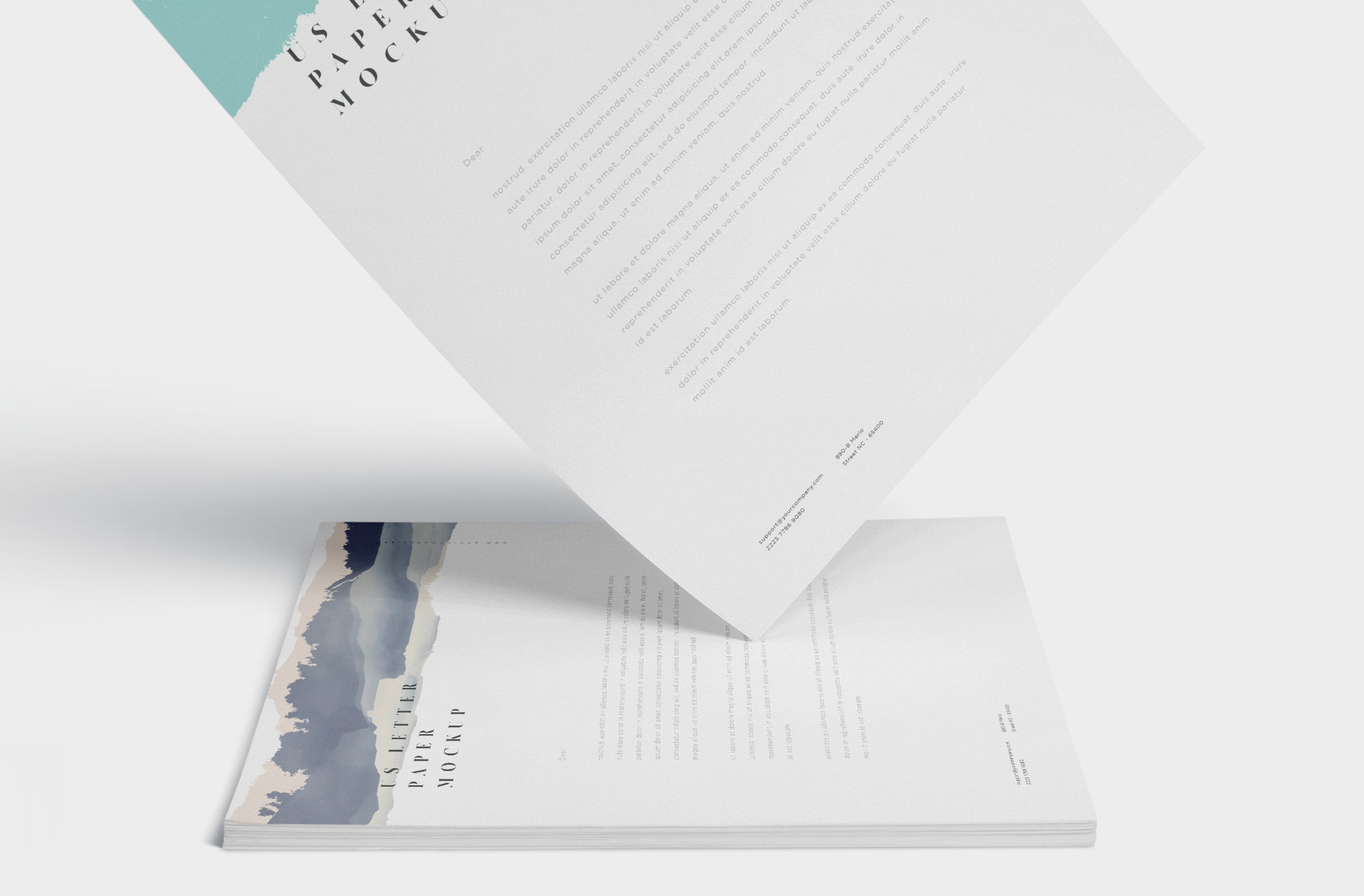 branding paper PSD