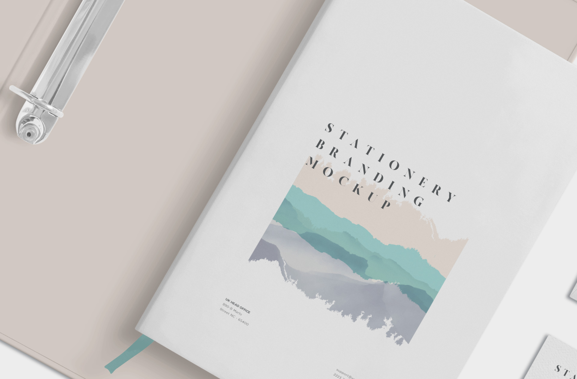 book mockup template