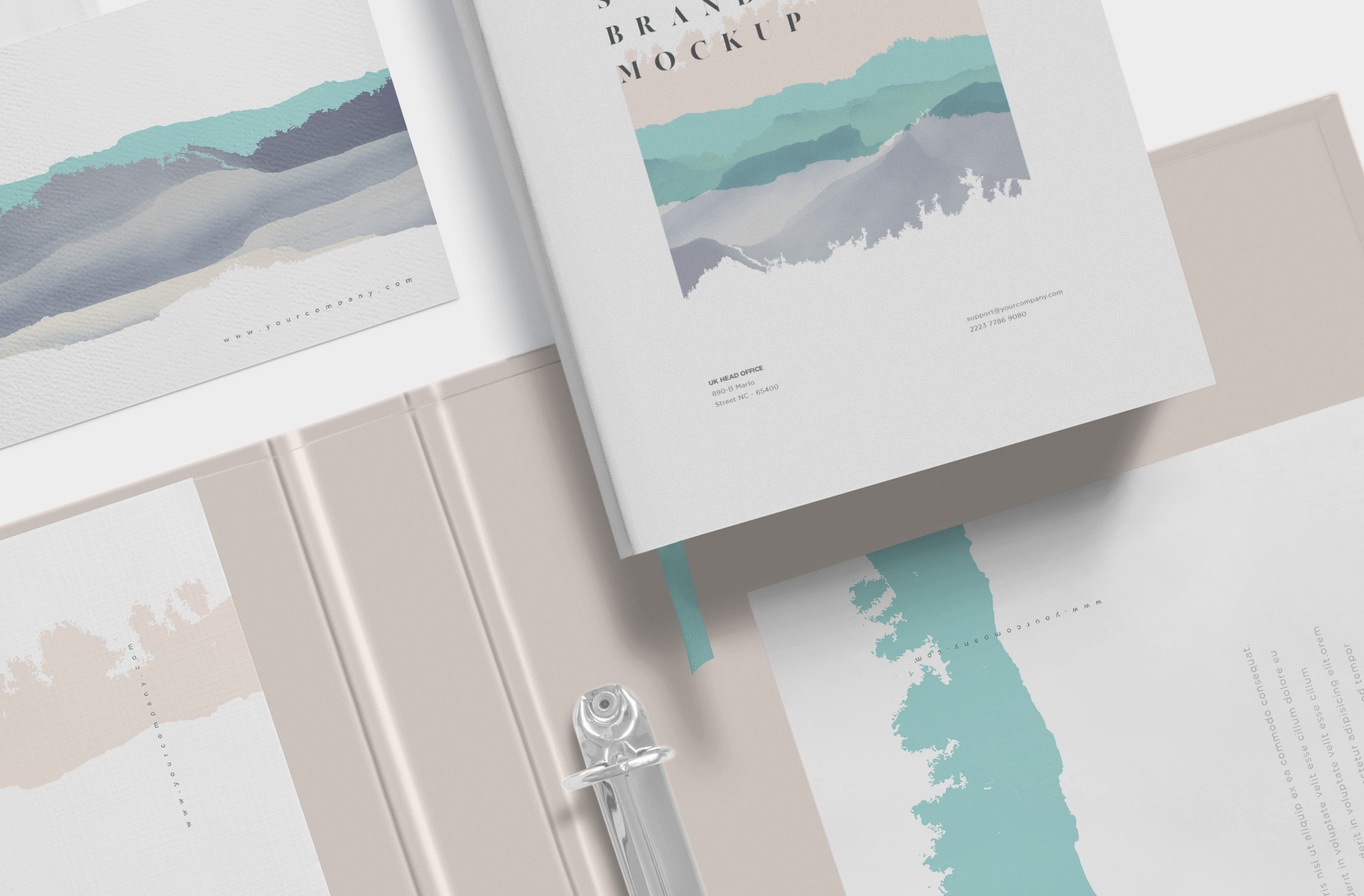 book mockup PSD