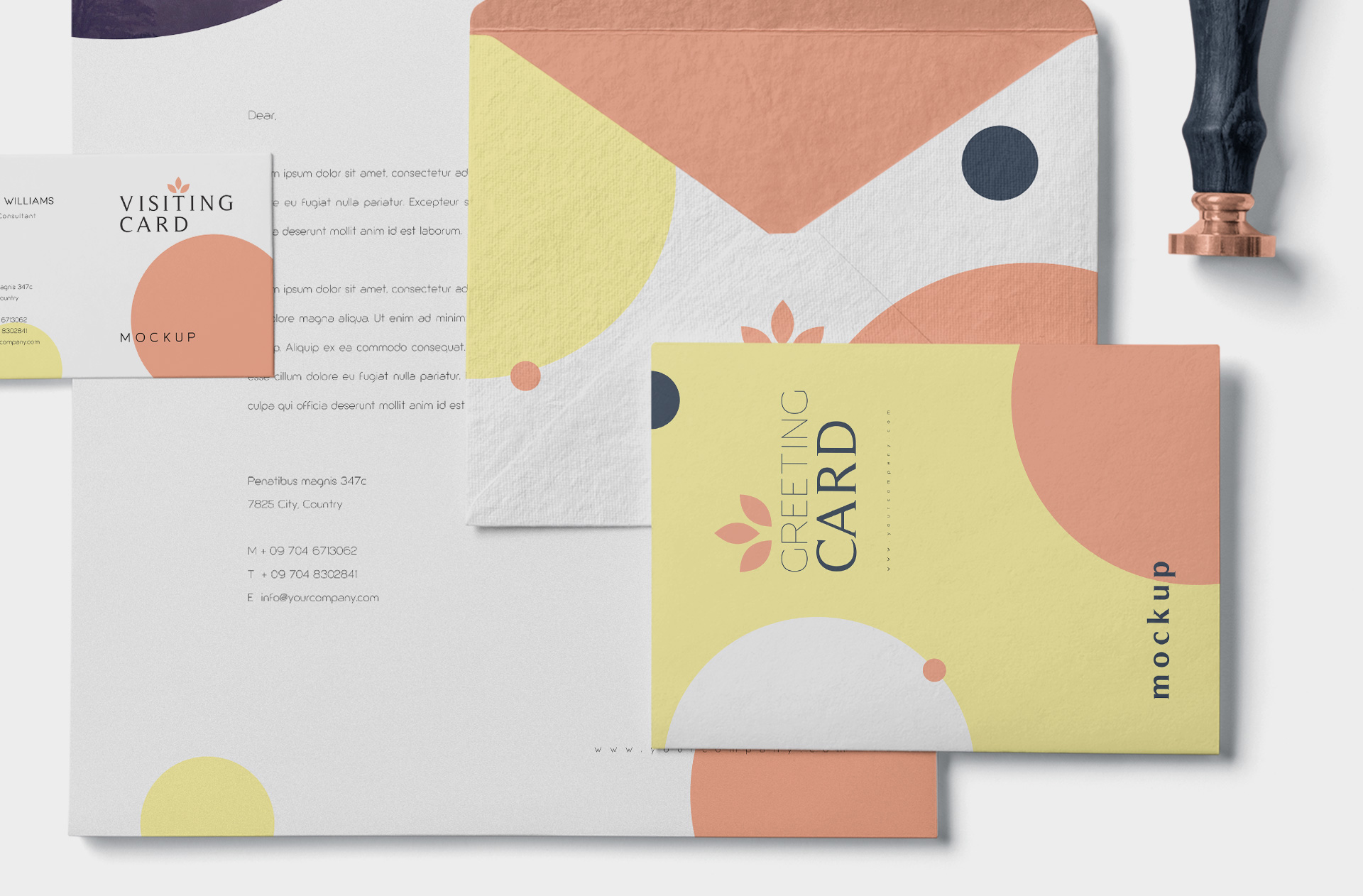 A4 paper mockup