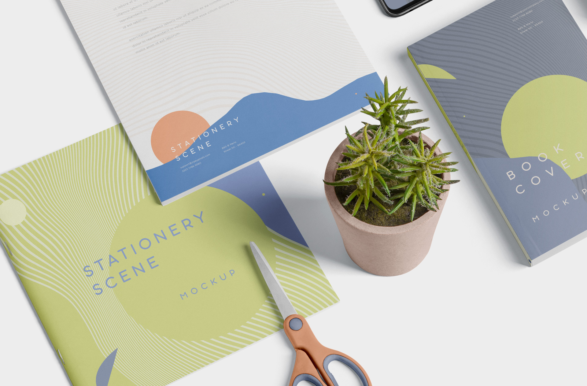 branding materials PSD