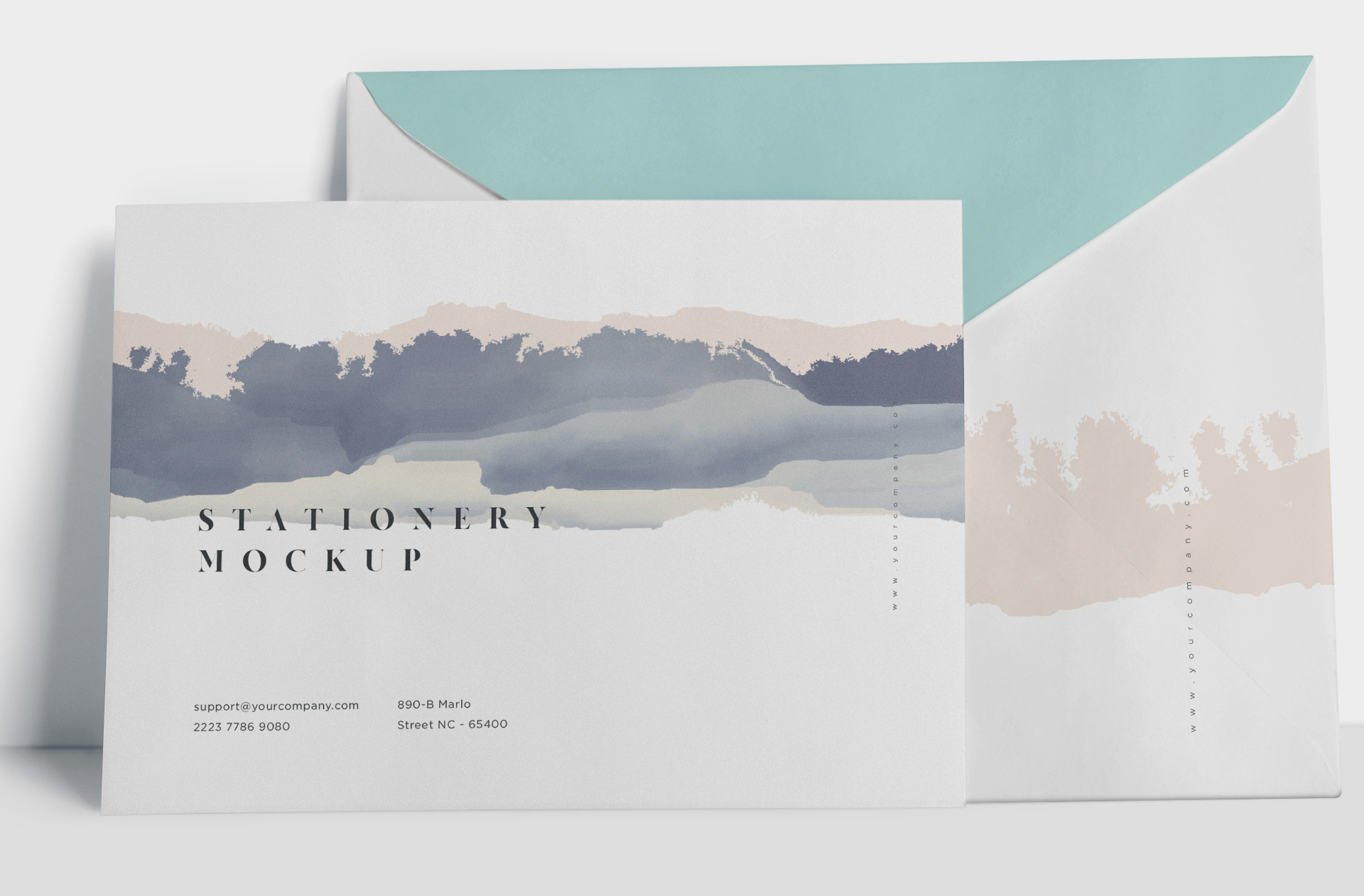 branding mockup for presentations