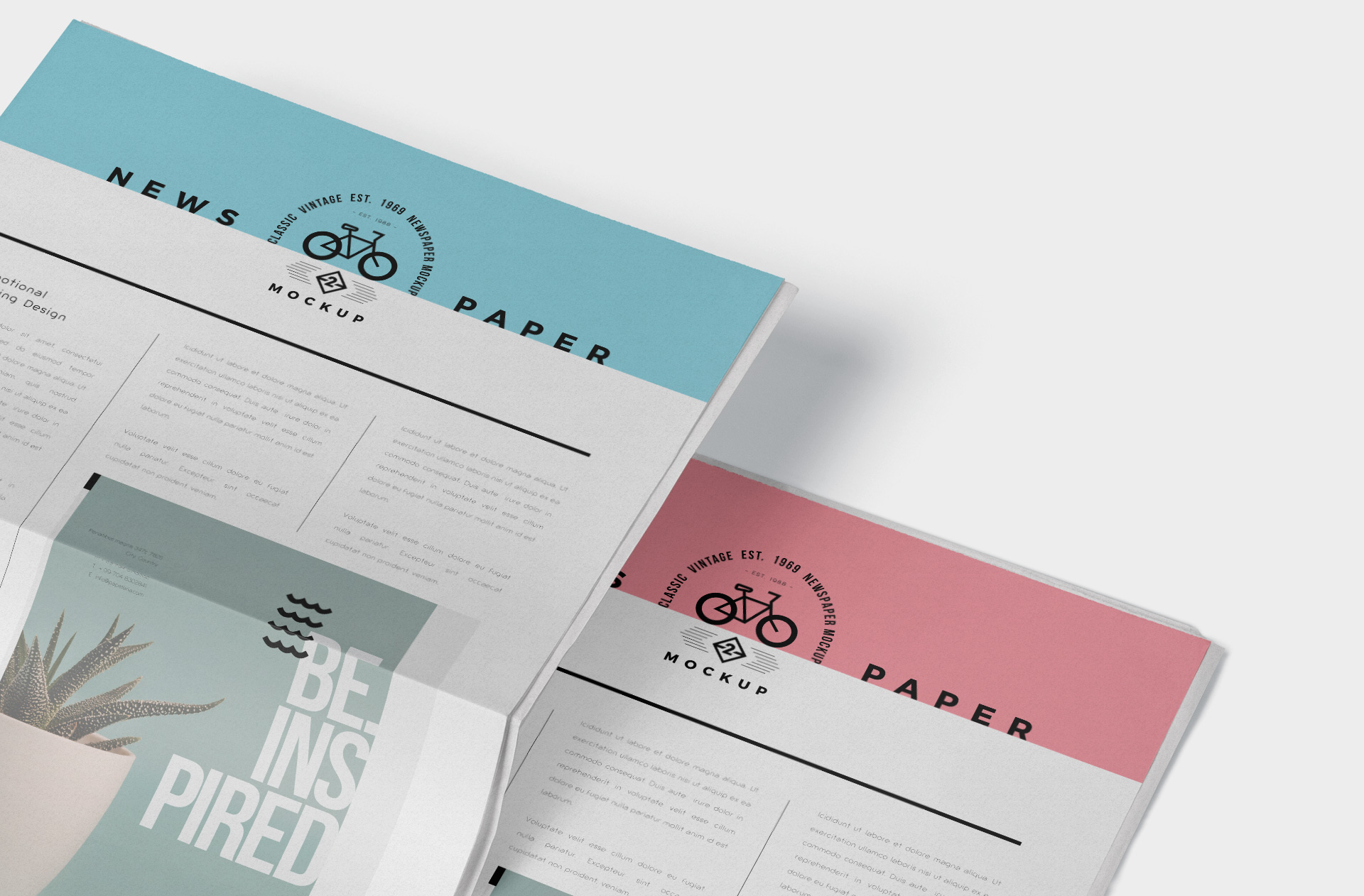 advertising layout PSD