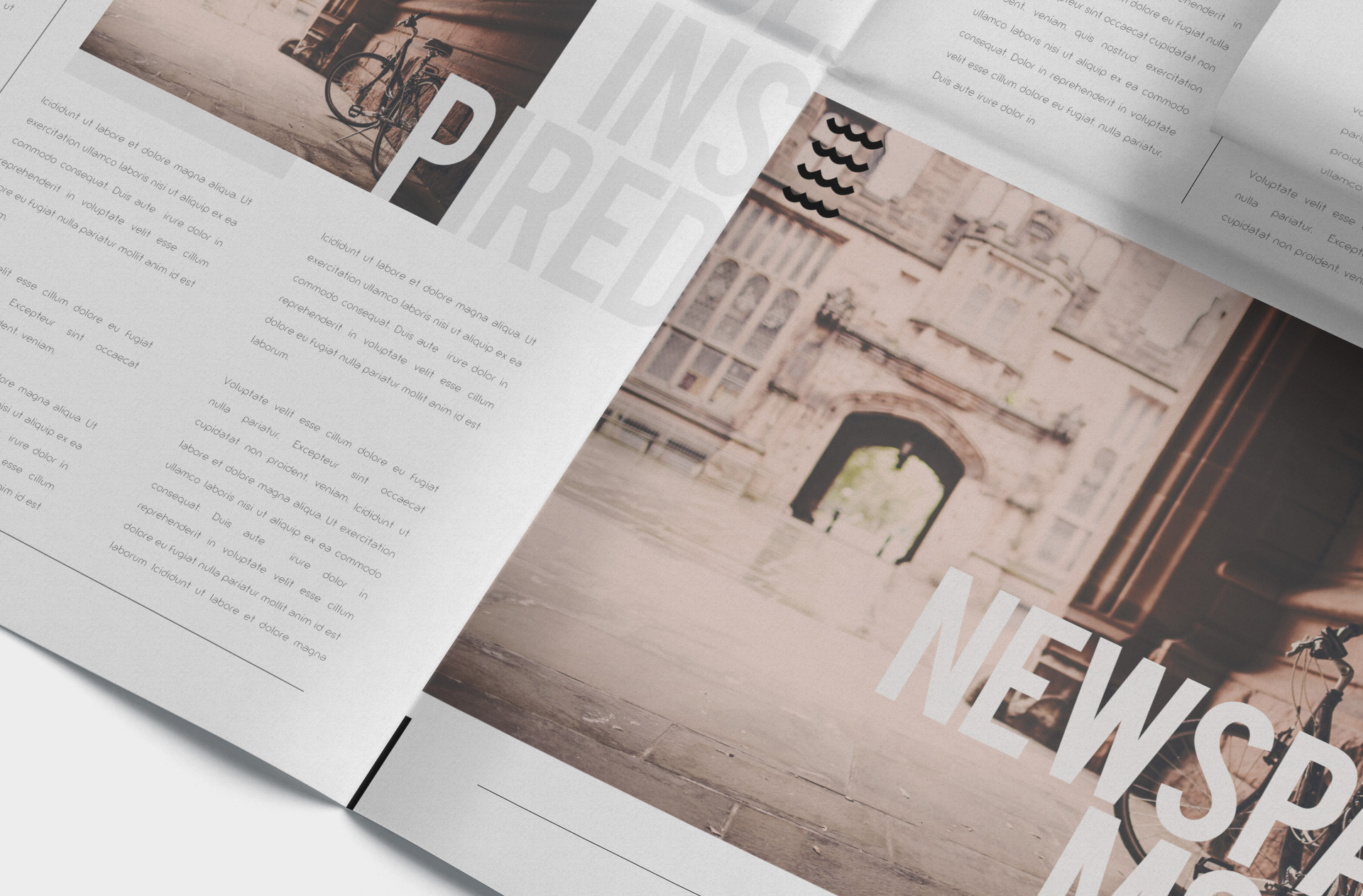 advertising layout PSD
