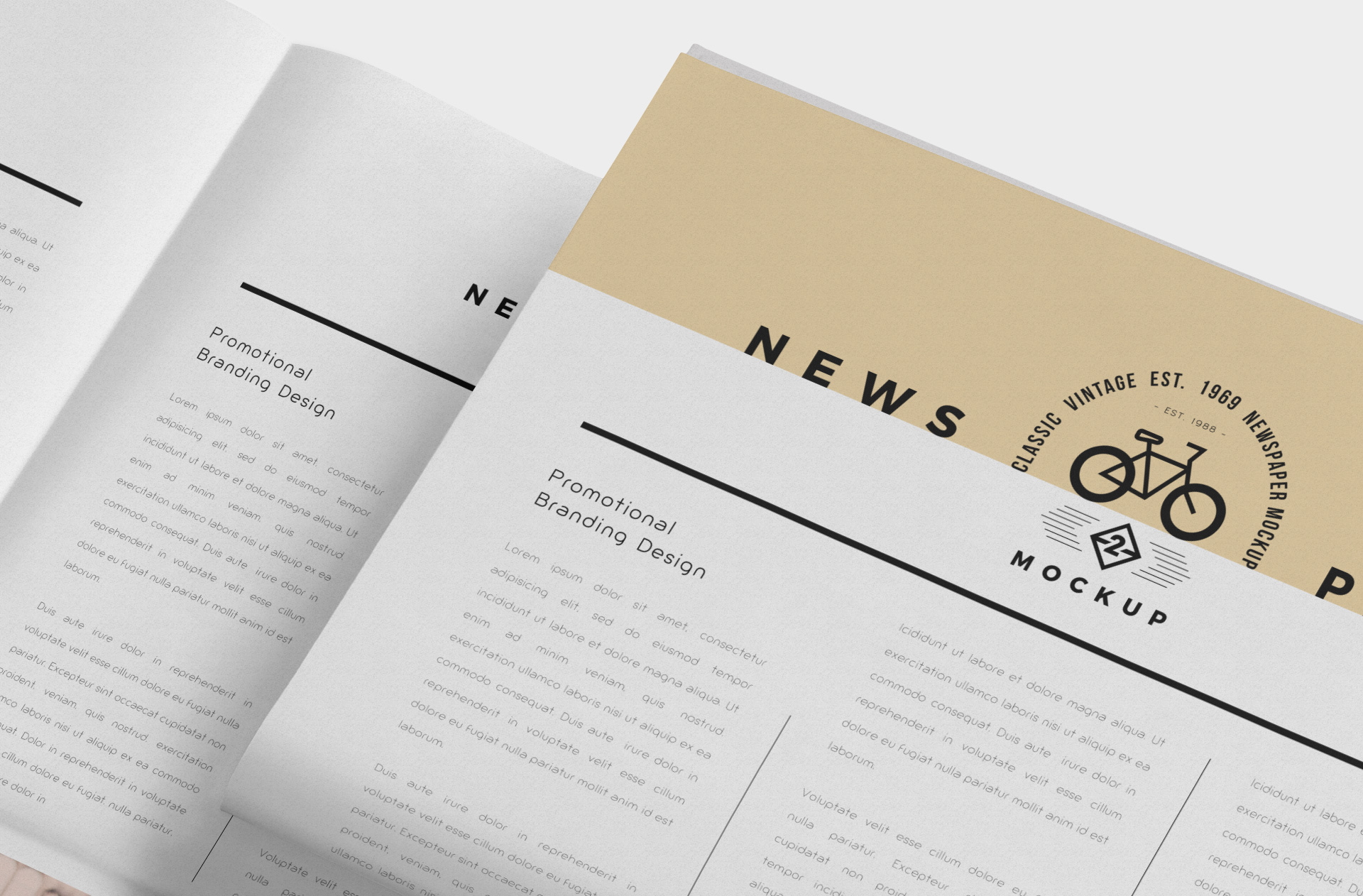 advertising layout PSD