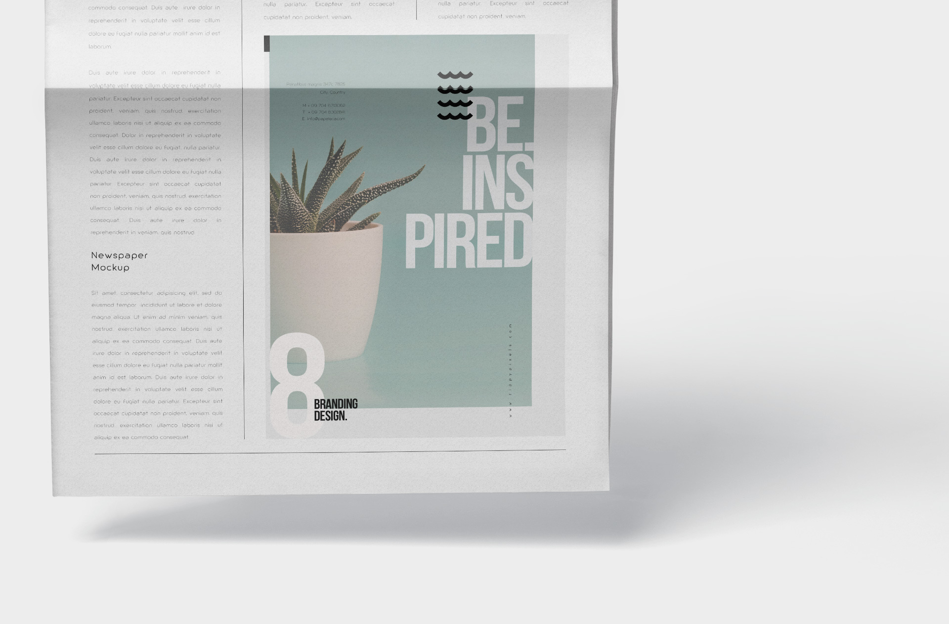 advertising layout