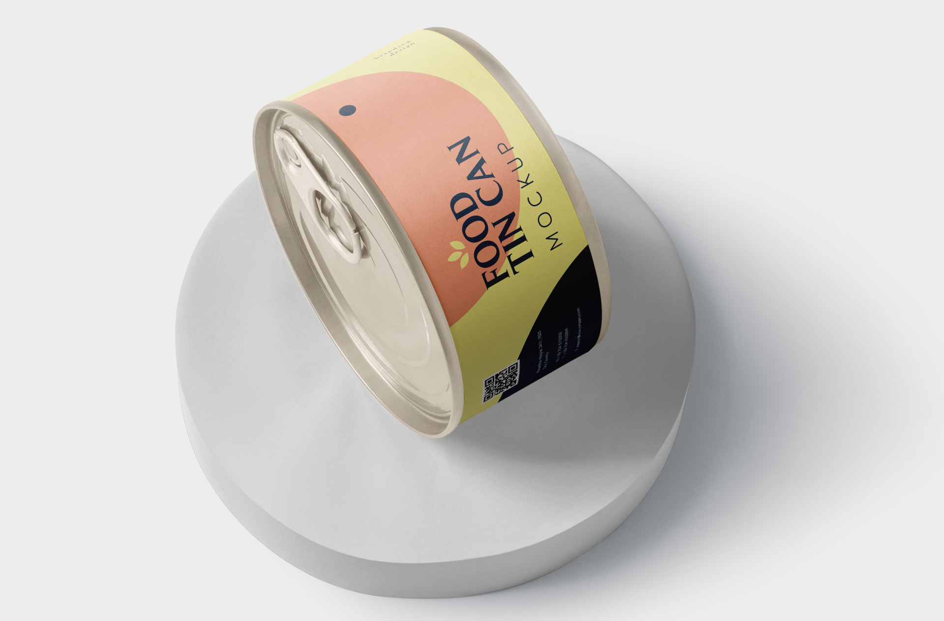 3D can mockup
