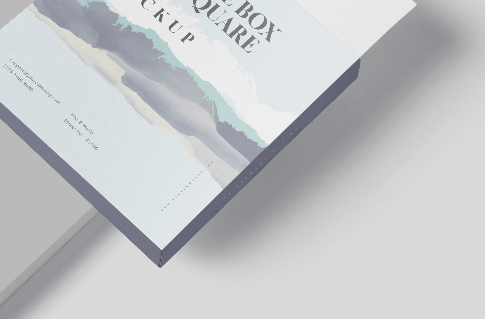 3D box mockup