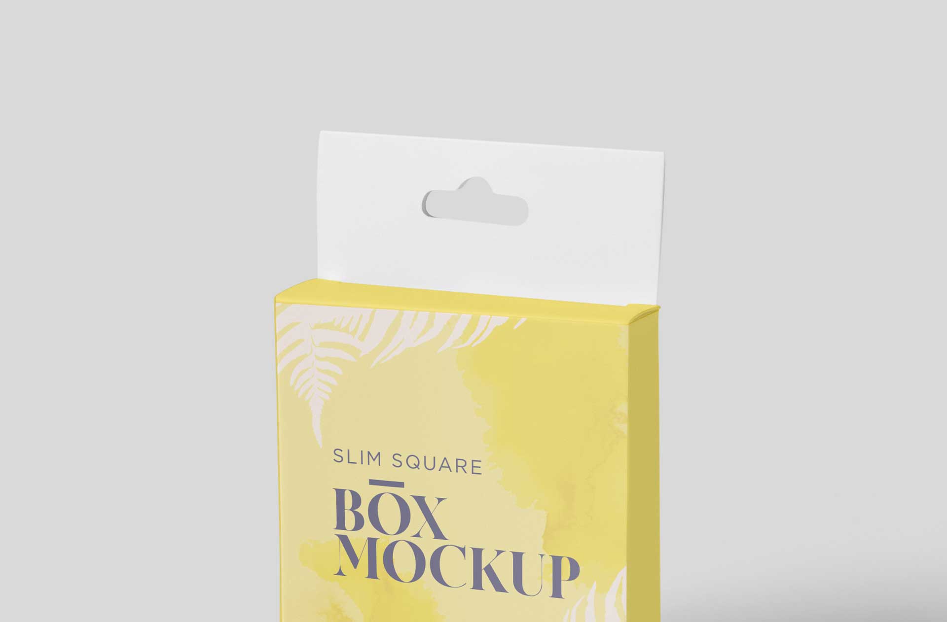 carton box mock-up