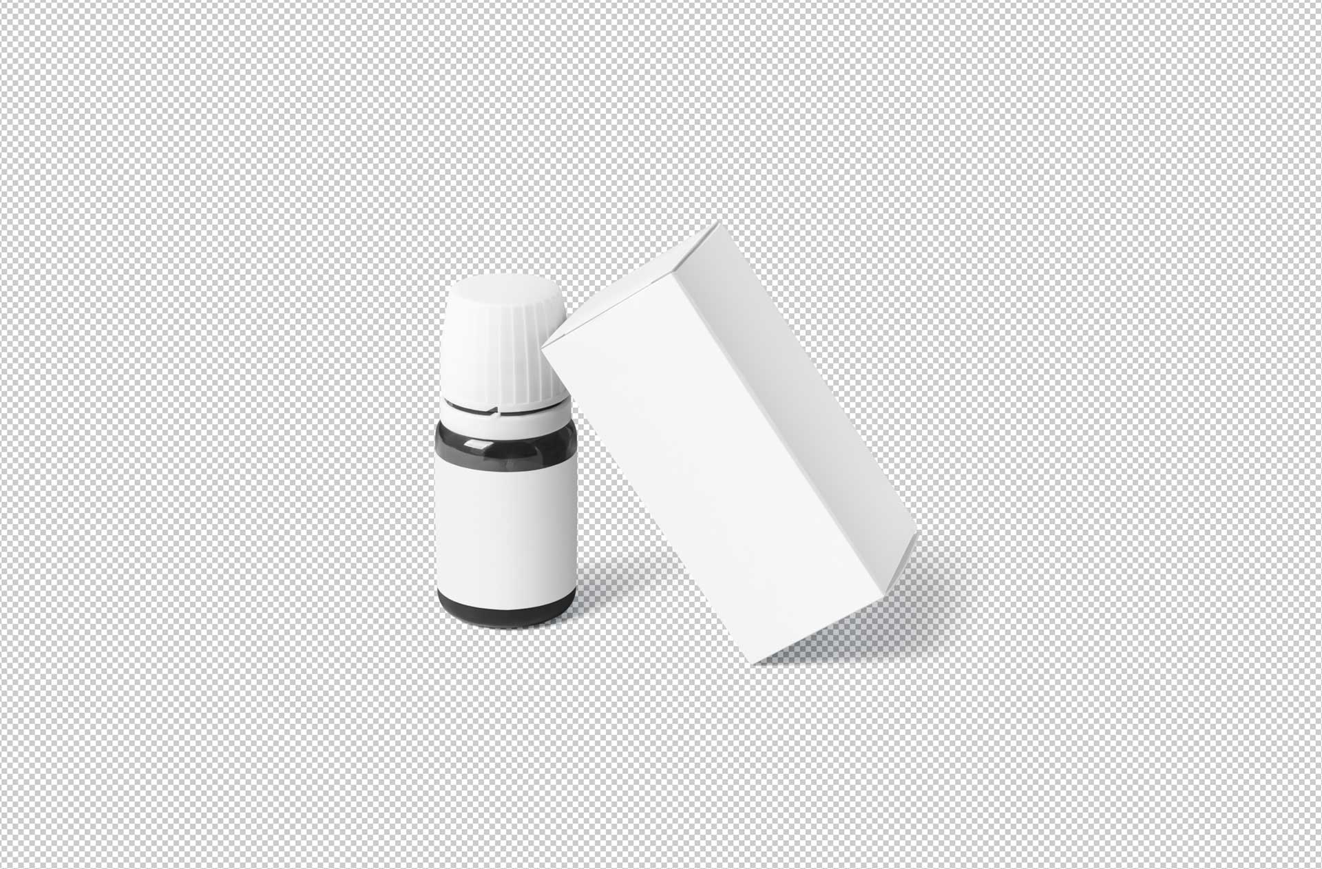 essential oil bottle PSD