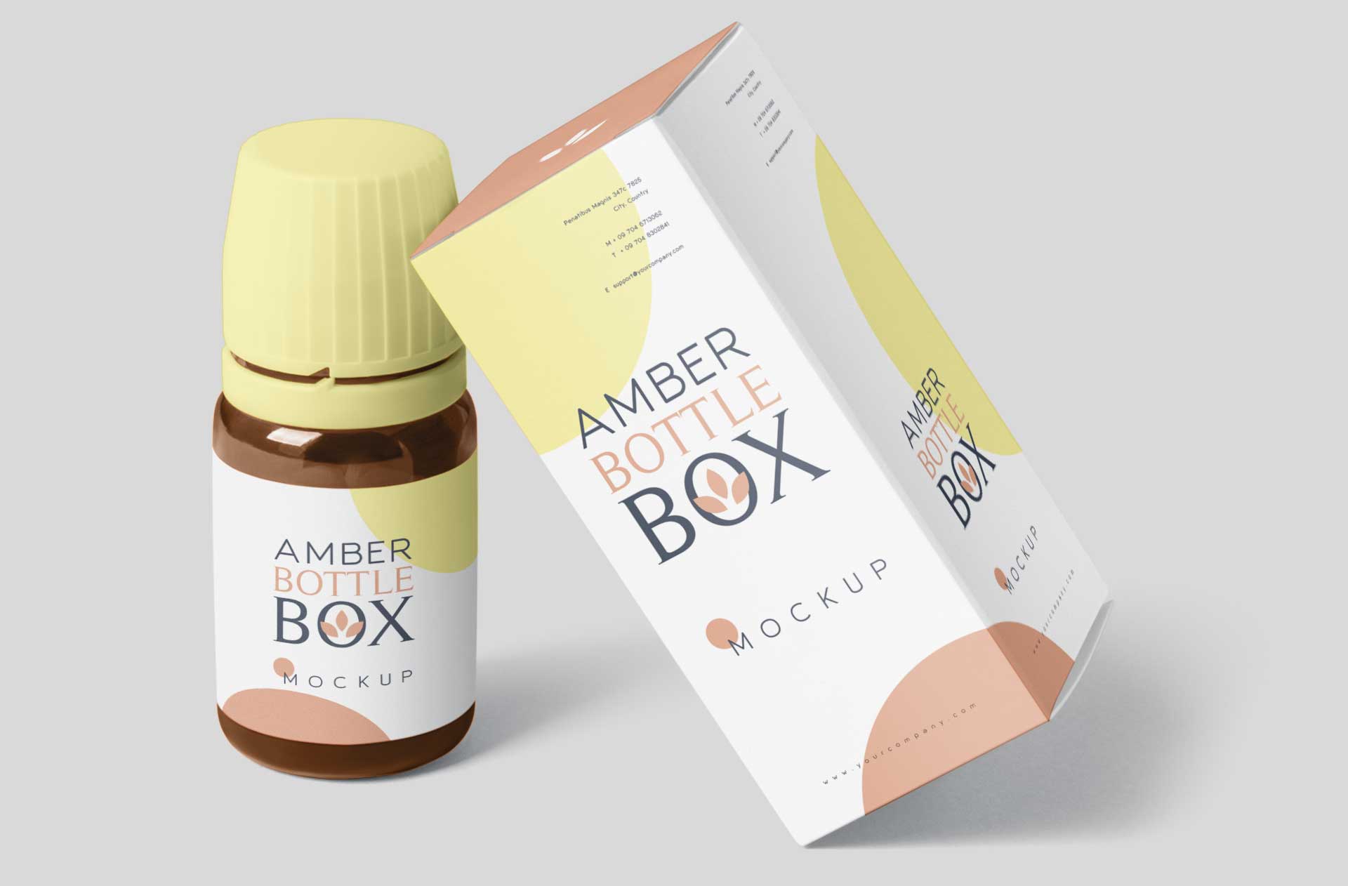 essential oil bottle PSD