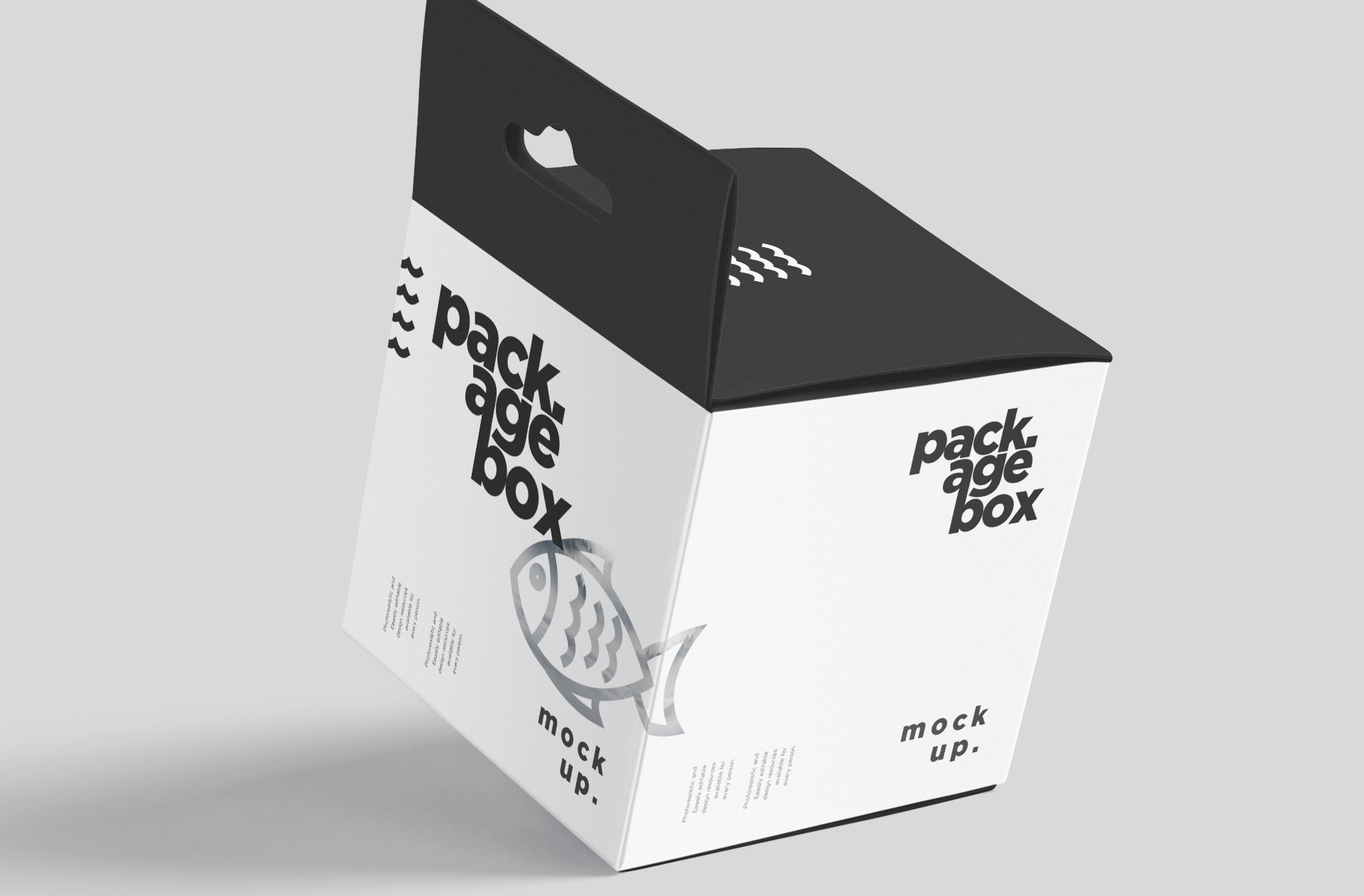 box mock-up PSD