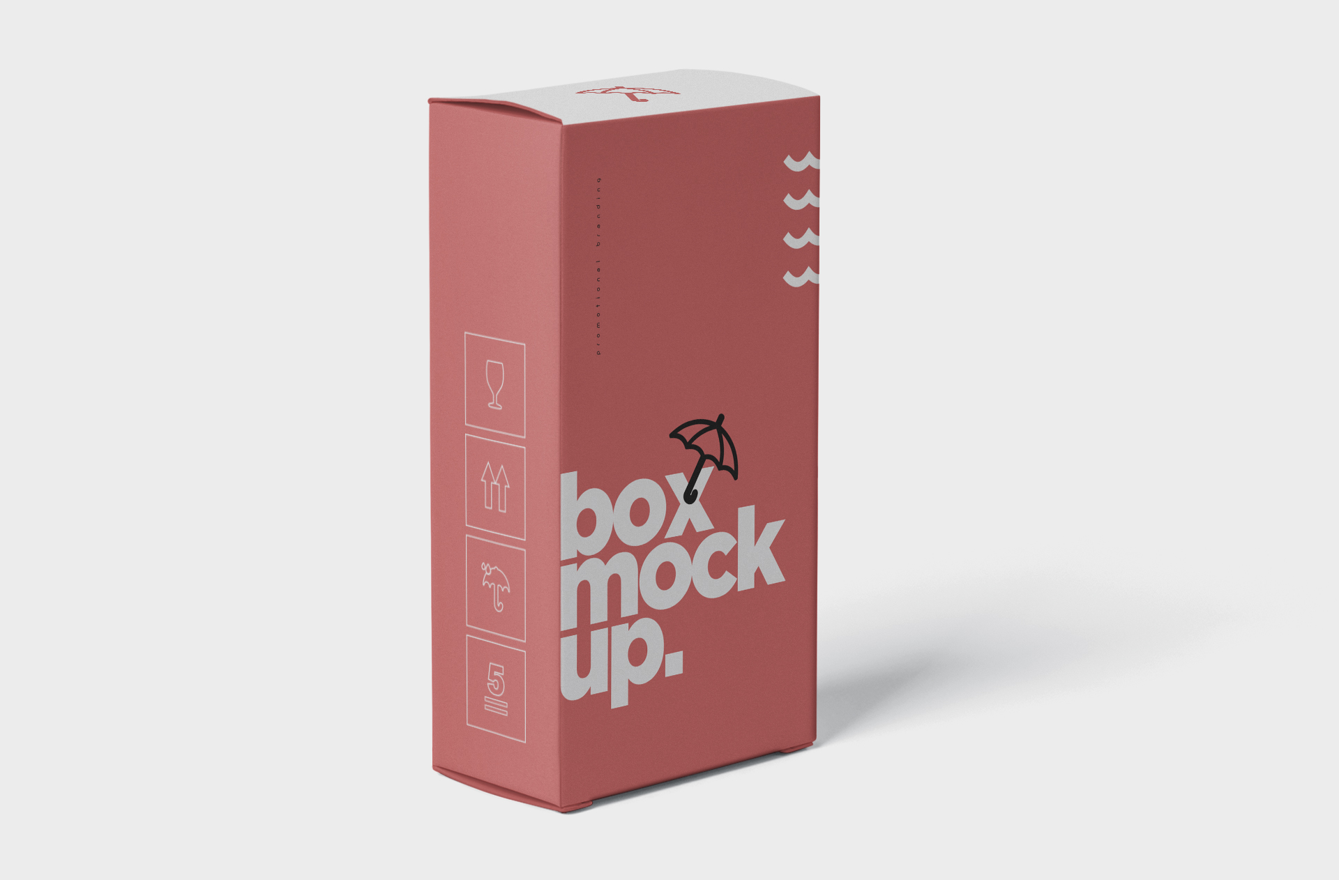 3D box mockup