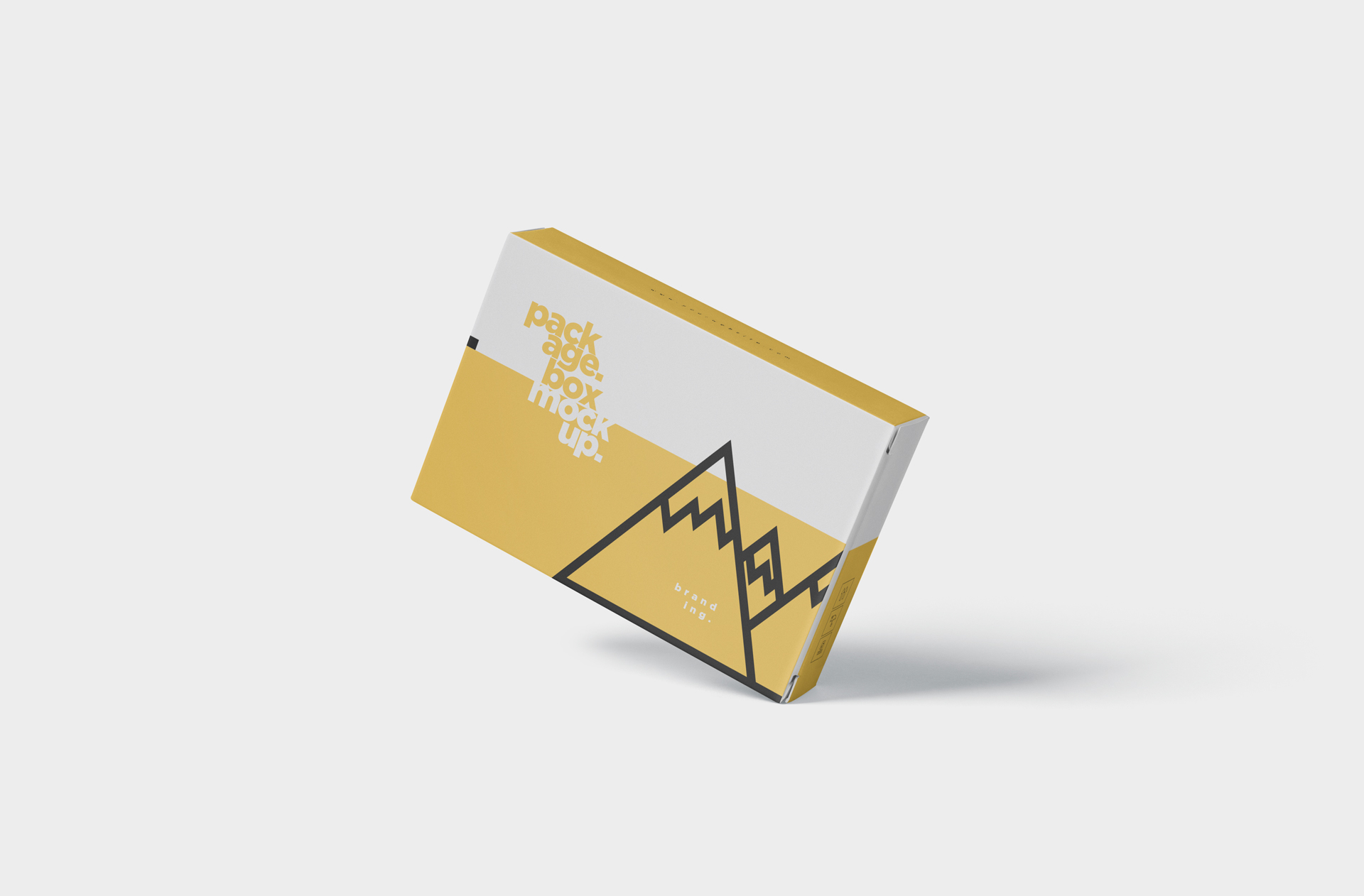Minimal Rectangular Box Mockup for Packaging
