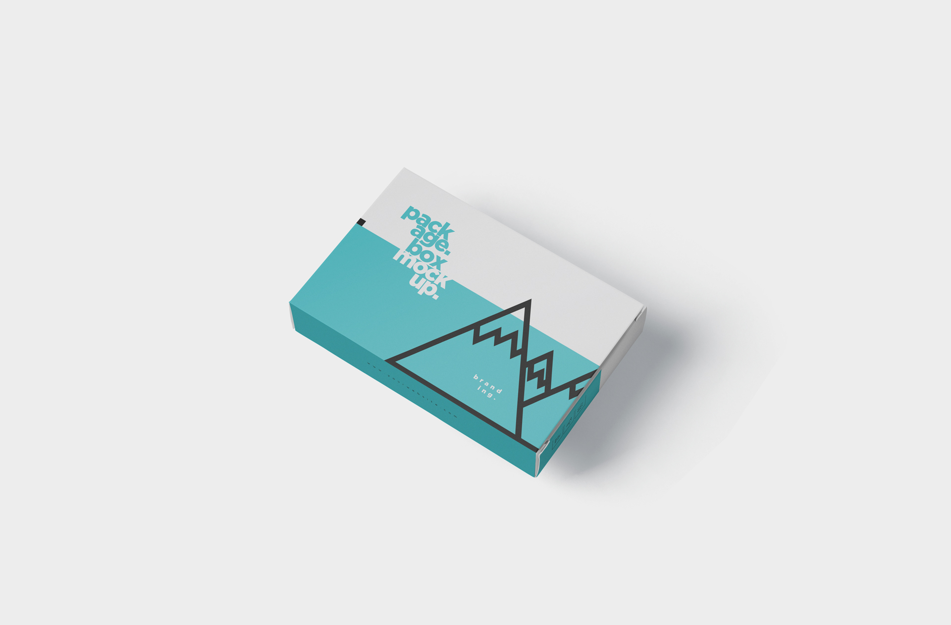 Floating Rectangular Box Mock-up for Product Display