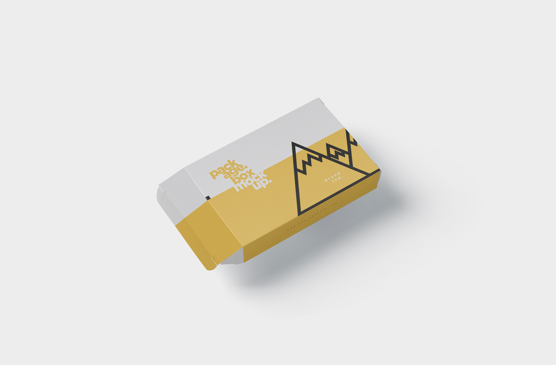 Stylish Rectangular Product Box Mockup with Realistic Display